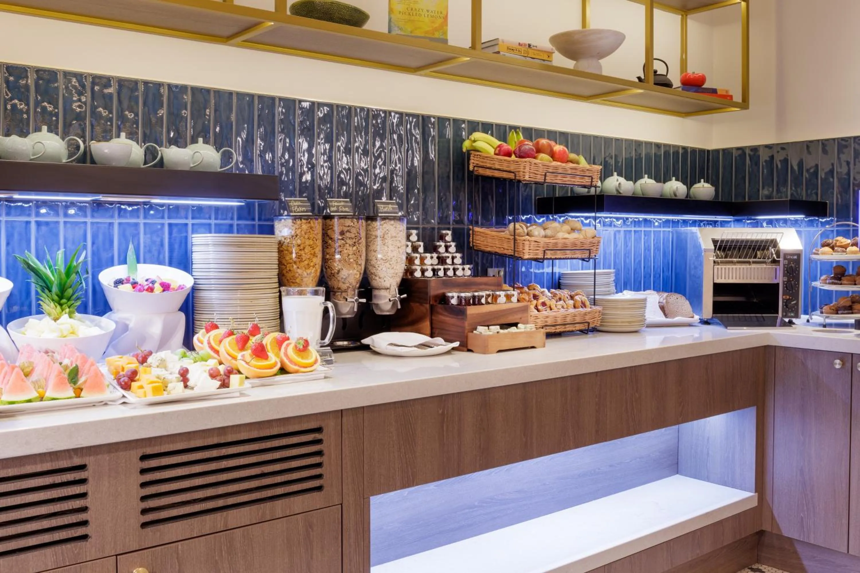 Buffet breakfast in The Memoir Club, formerly Ambassadors Bloomsbury