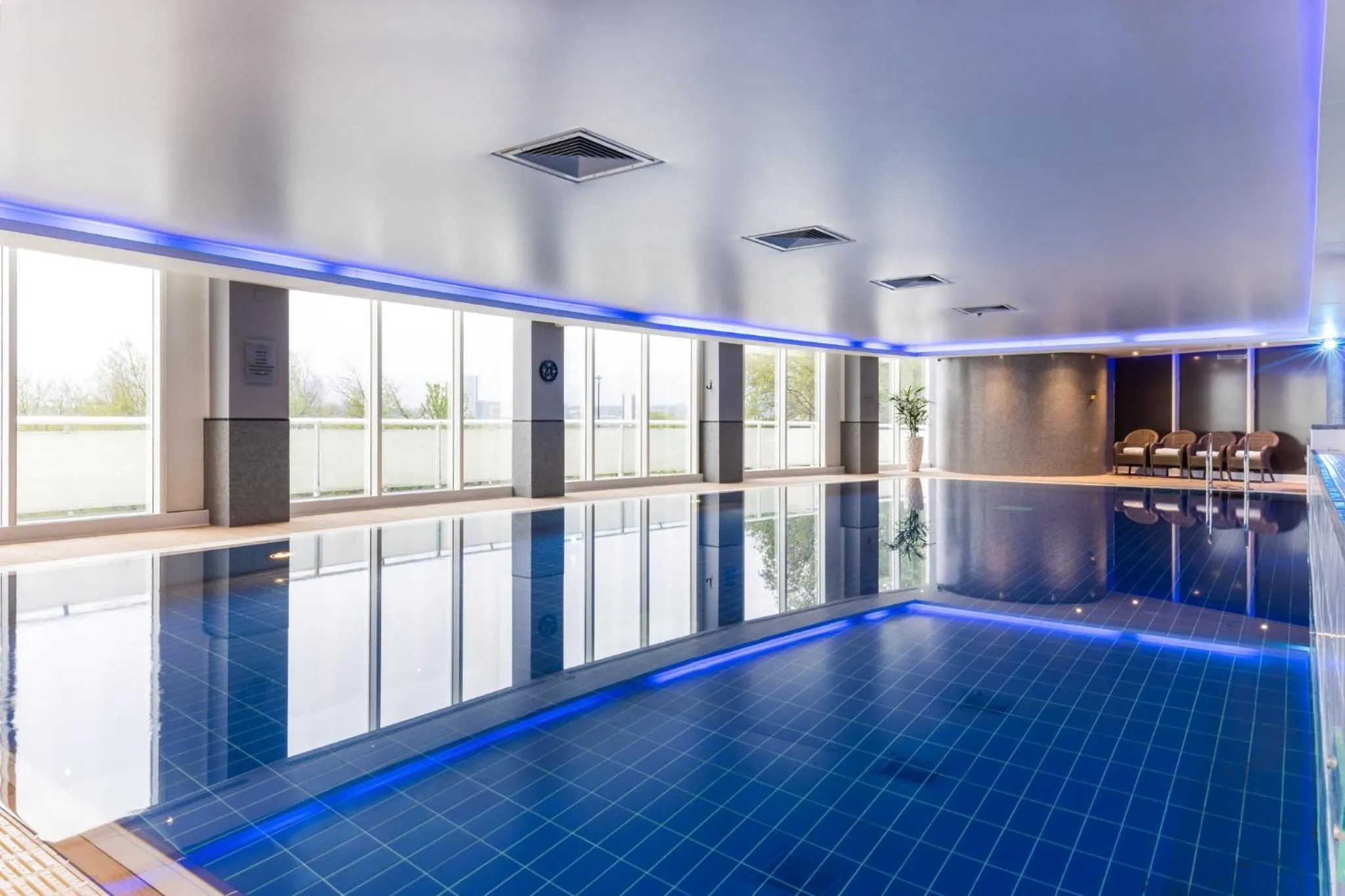 Swimming pool in voco St. David's Cardiff by IHG