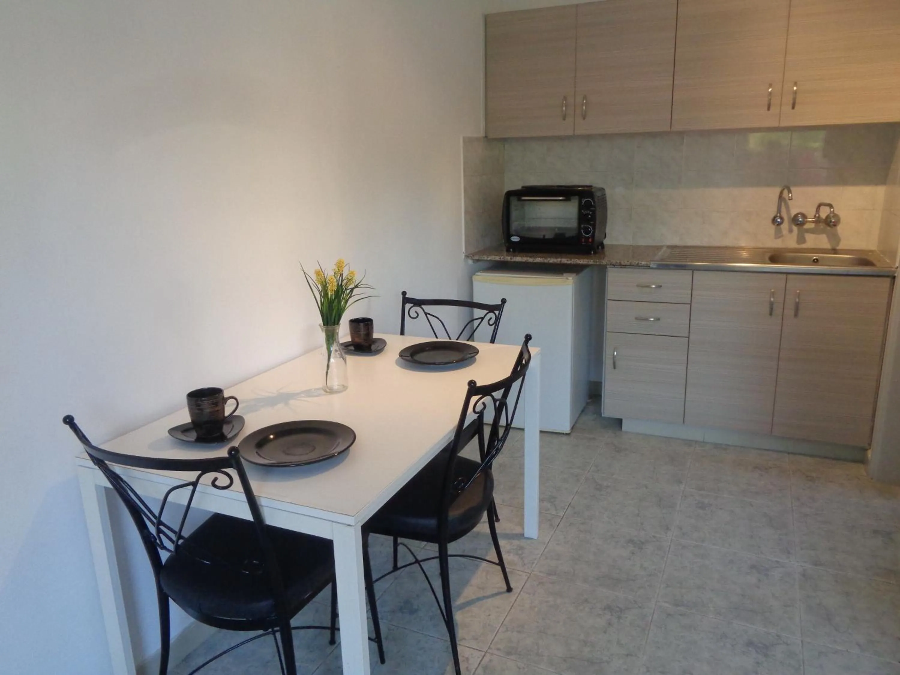 Dining area in Irene's Apartments