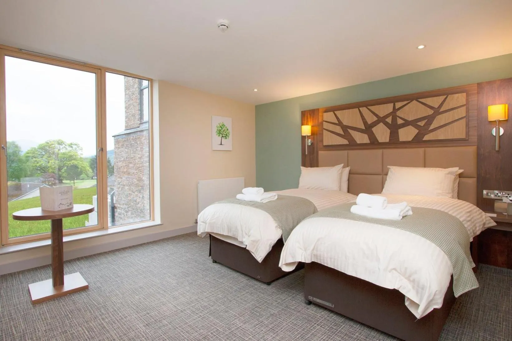 Bed in Drimsynie Estate Hotel