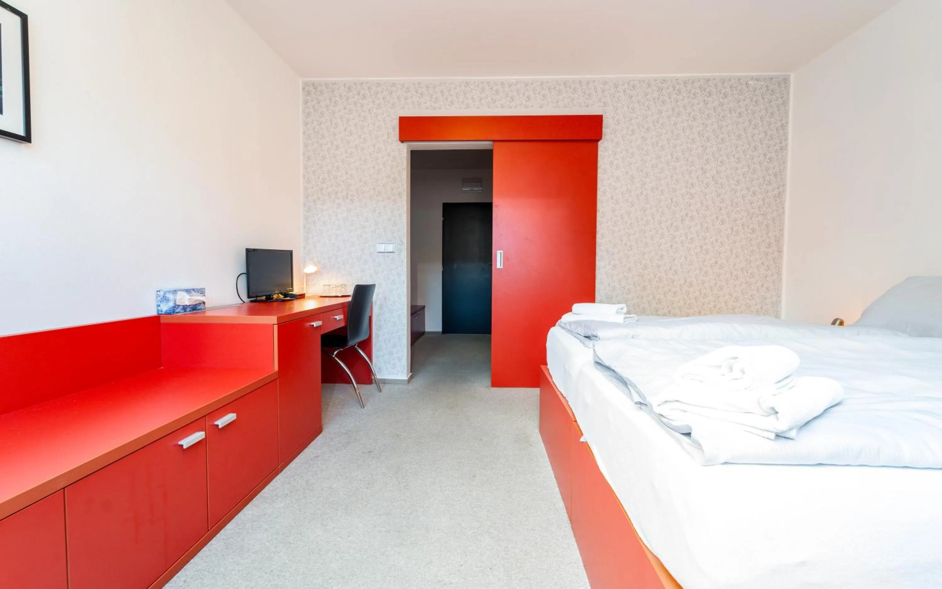 Bed in Hotel U Tří volů