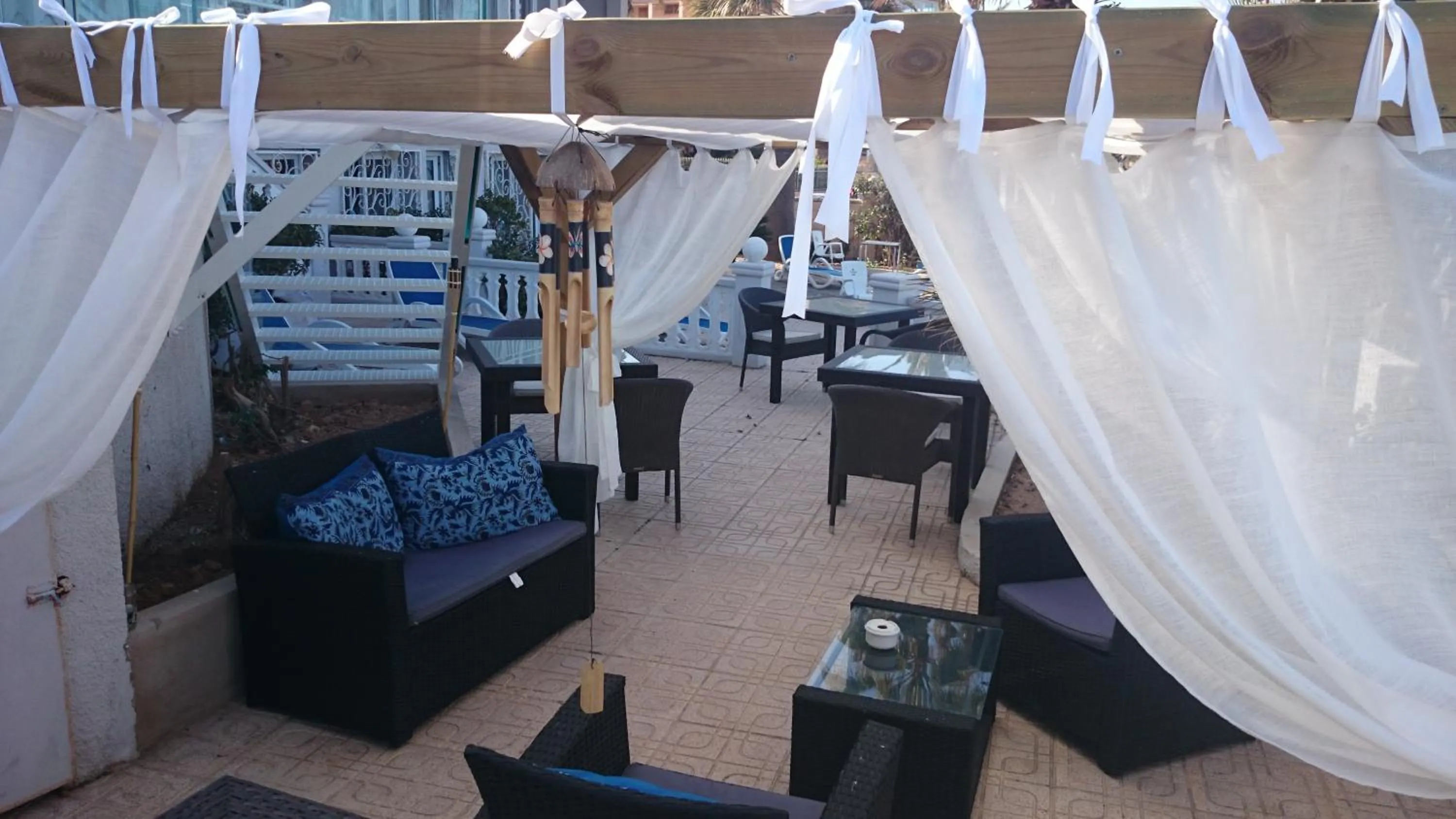Patio in Hotel La Riviera