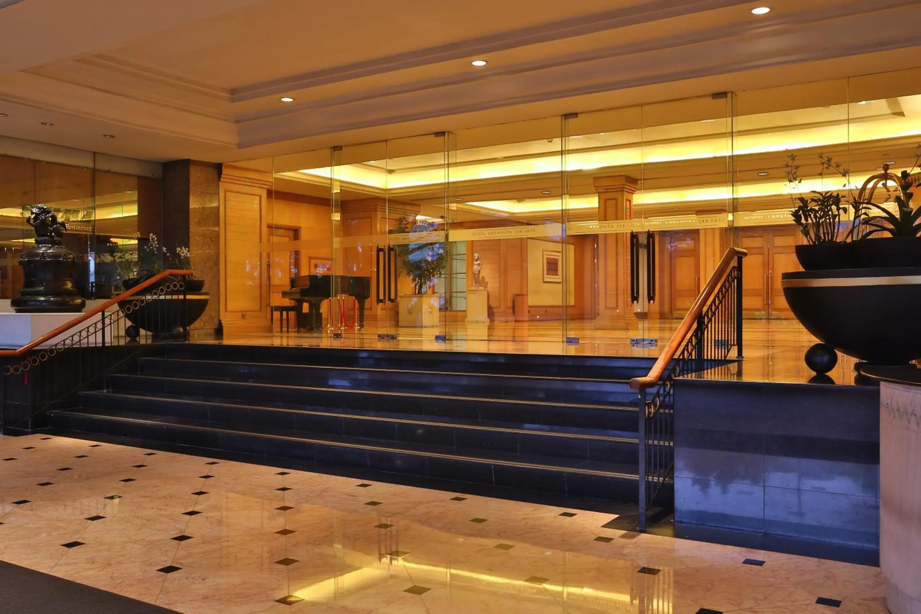 Facade/entrance, Lobby/Reception in Hotel Aryaduta Jakarta