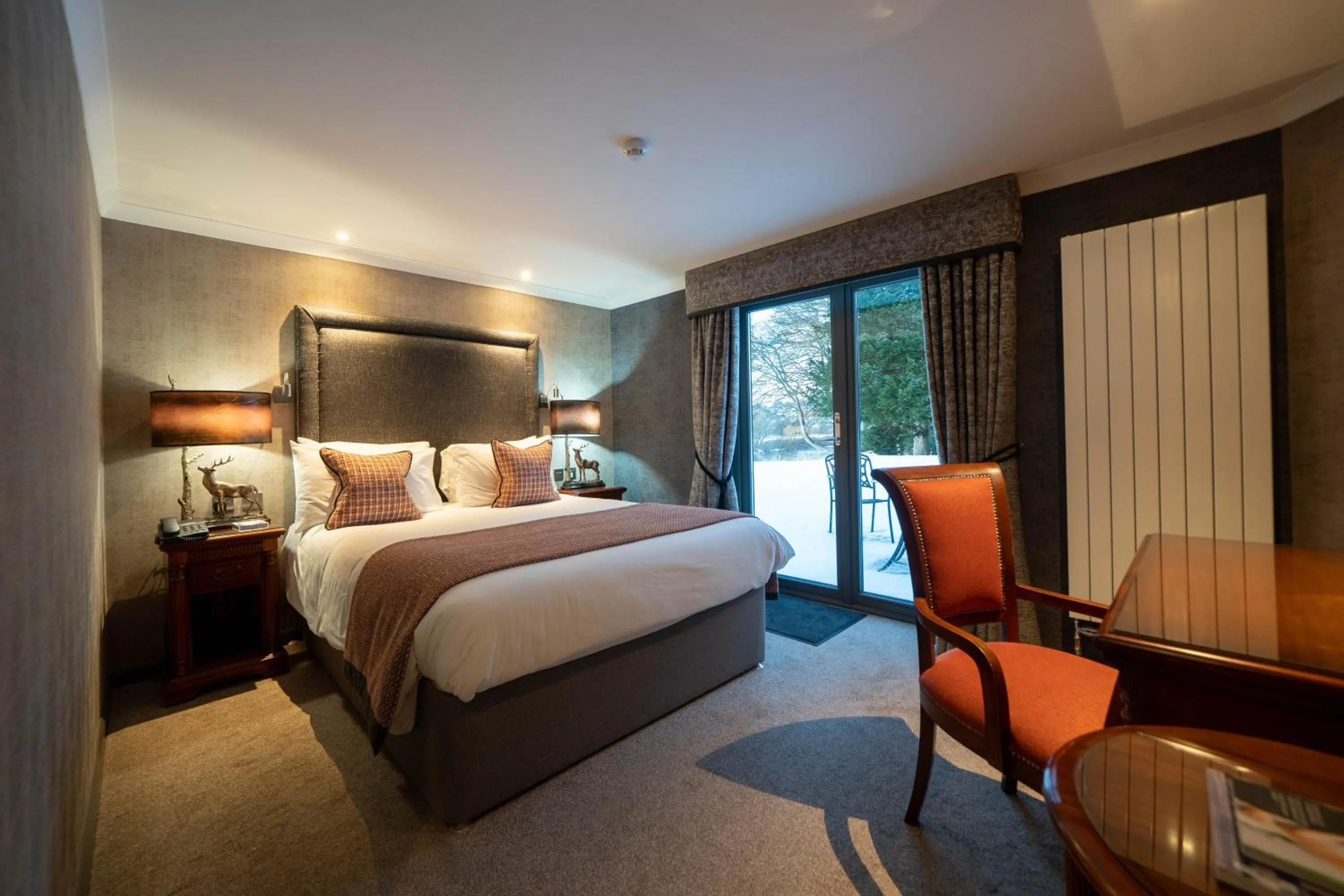 Bedroom, Bed in Maryculter House