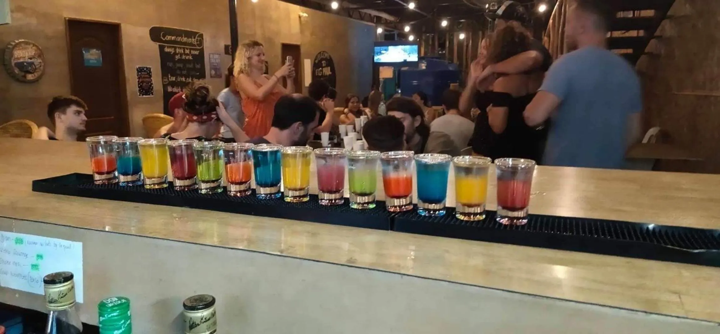 Evening entertainment in Big Paul Hostel