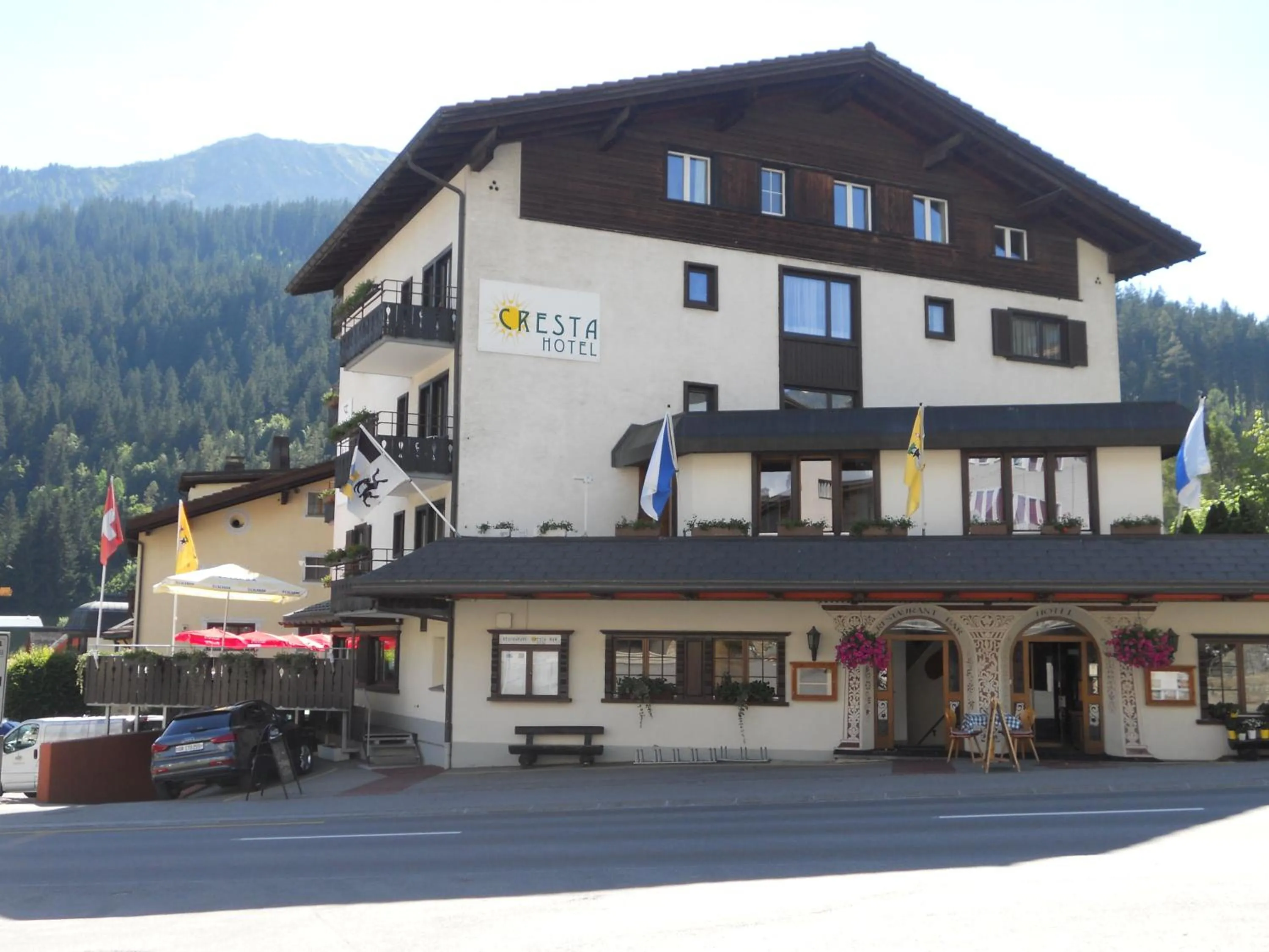 Facade/entrance in Hotel Alpenblick