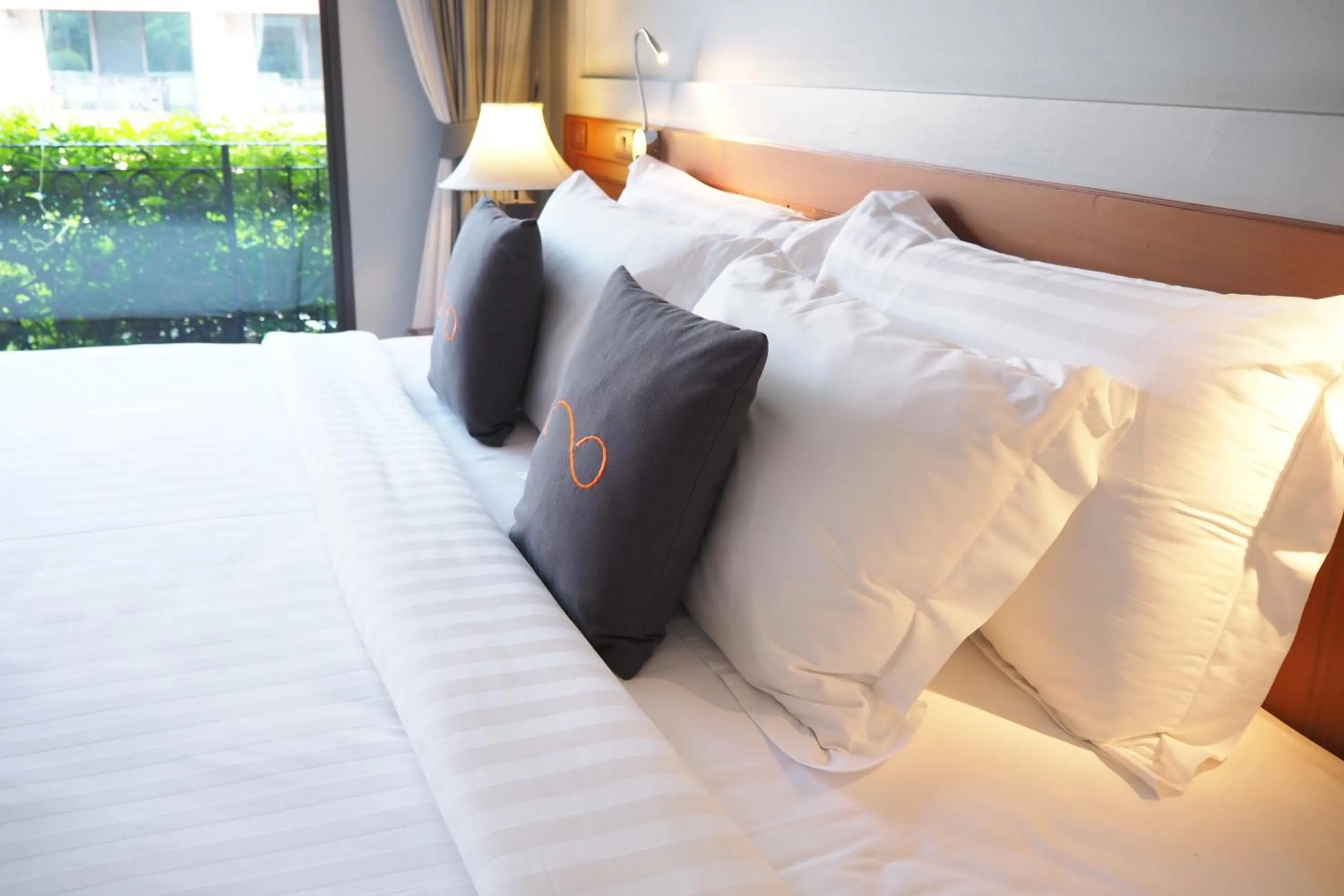 Bed in Plakan Resort