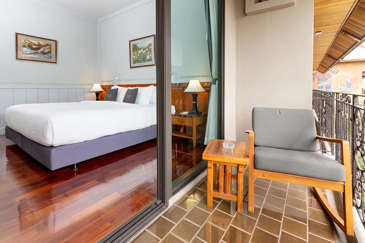 Bed in Plakan Resort