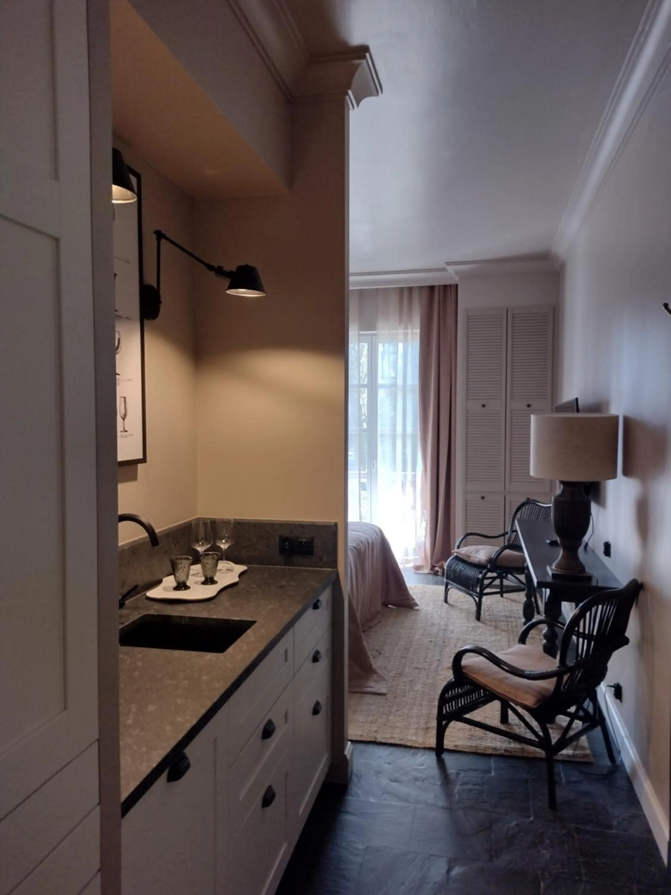 Kitchen or kitchenette in Villa Park Wisełka Spa & Wellness