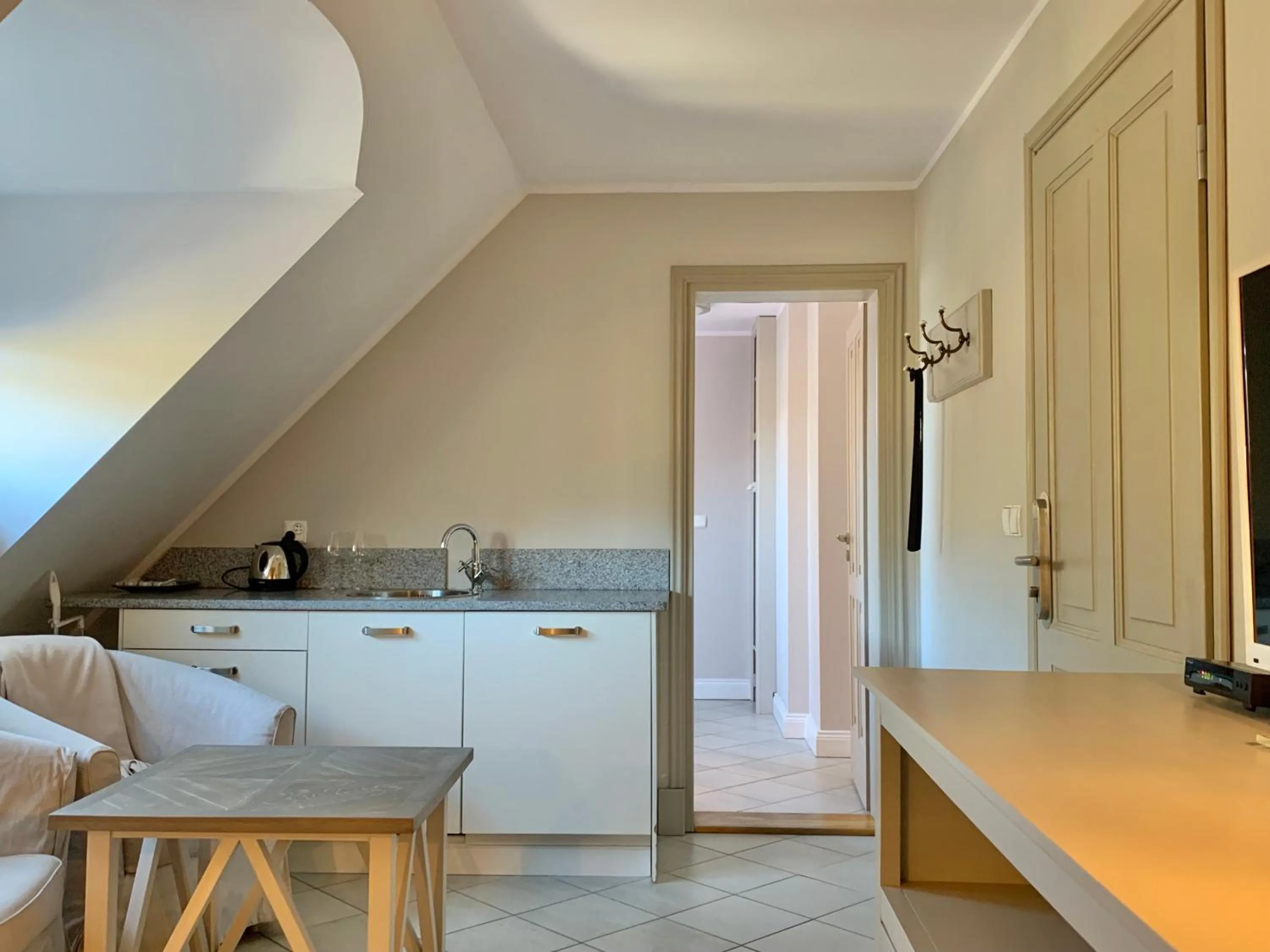 Kitchen or kitchenette in Villa Park Wisełka Spa & Wellness