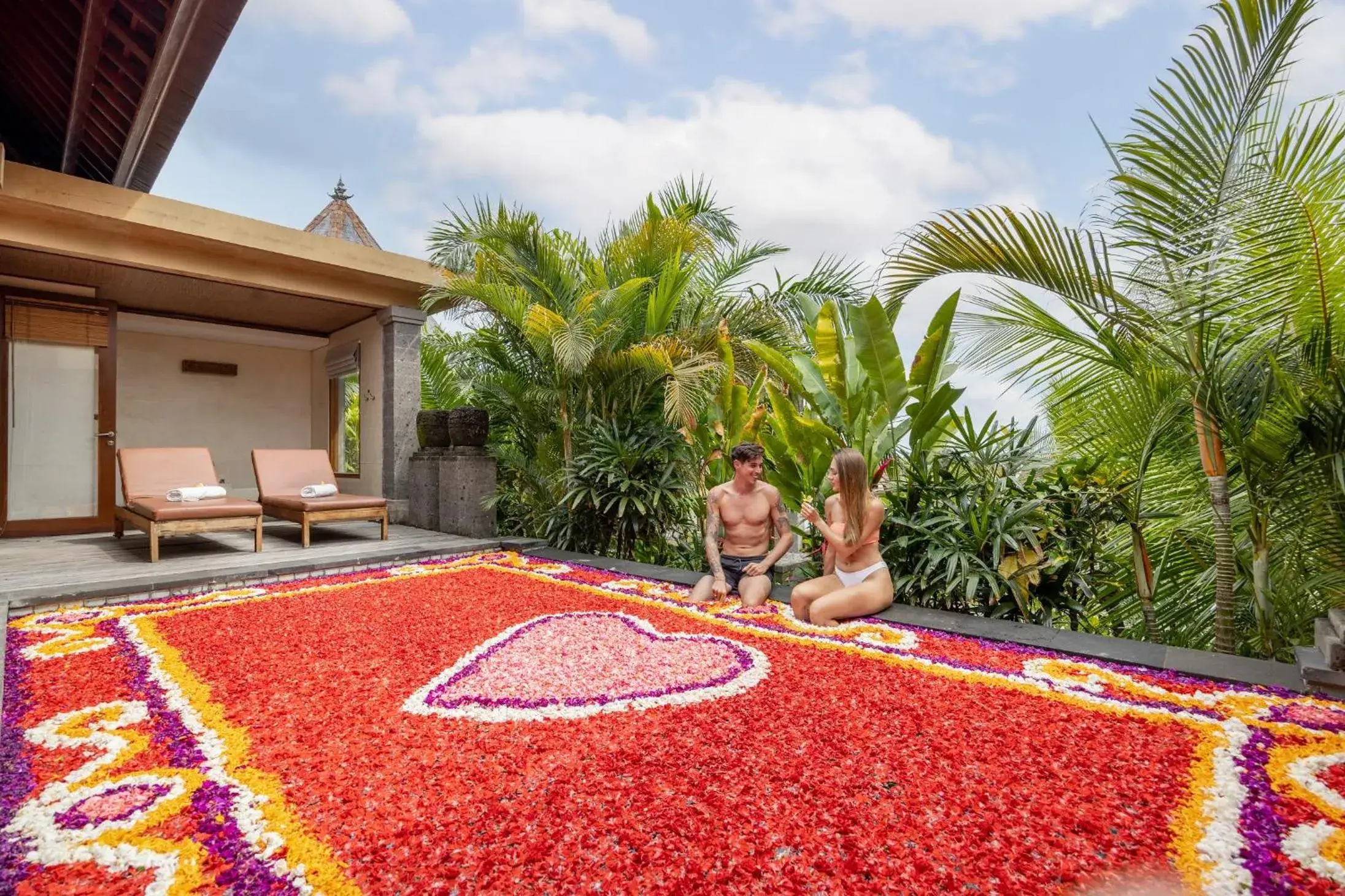 Patio in The Sankara Suites and Villas Patio in The Sankara Suites and Villas