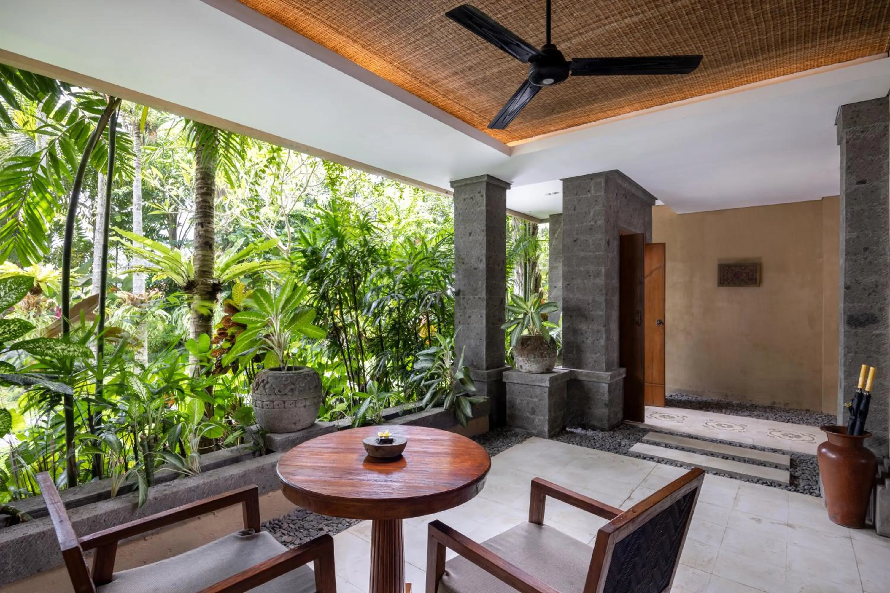 Patio in The Sankara Suites and Villas
