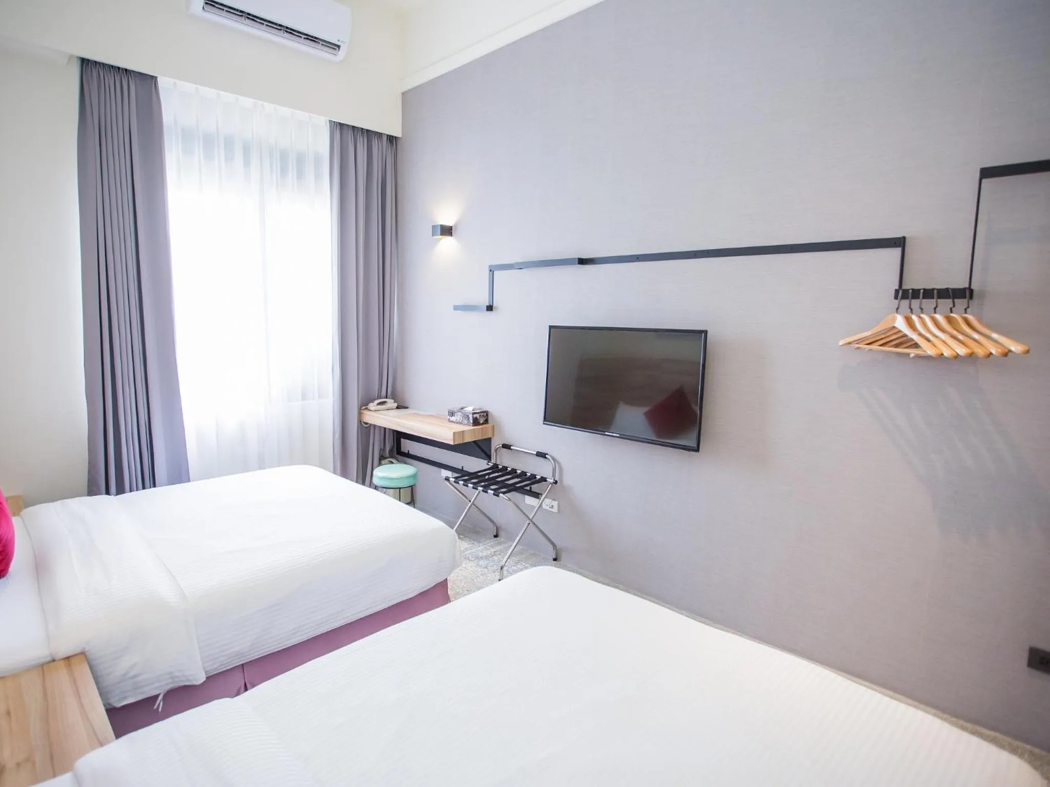 Bed in Rainbow Hotel