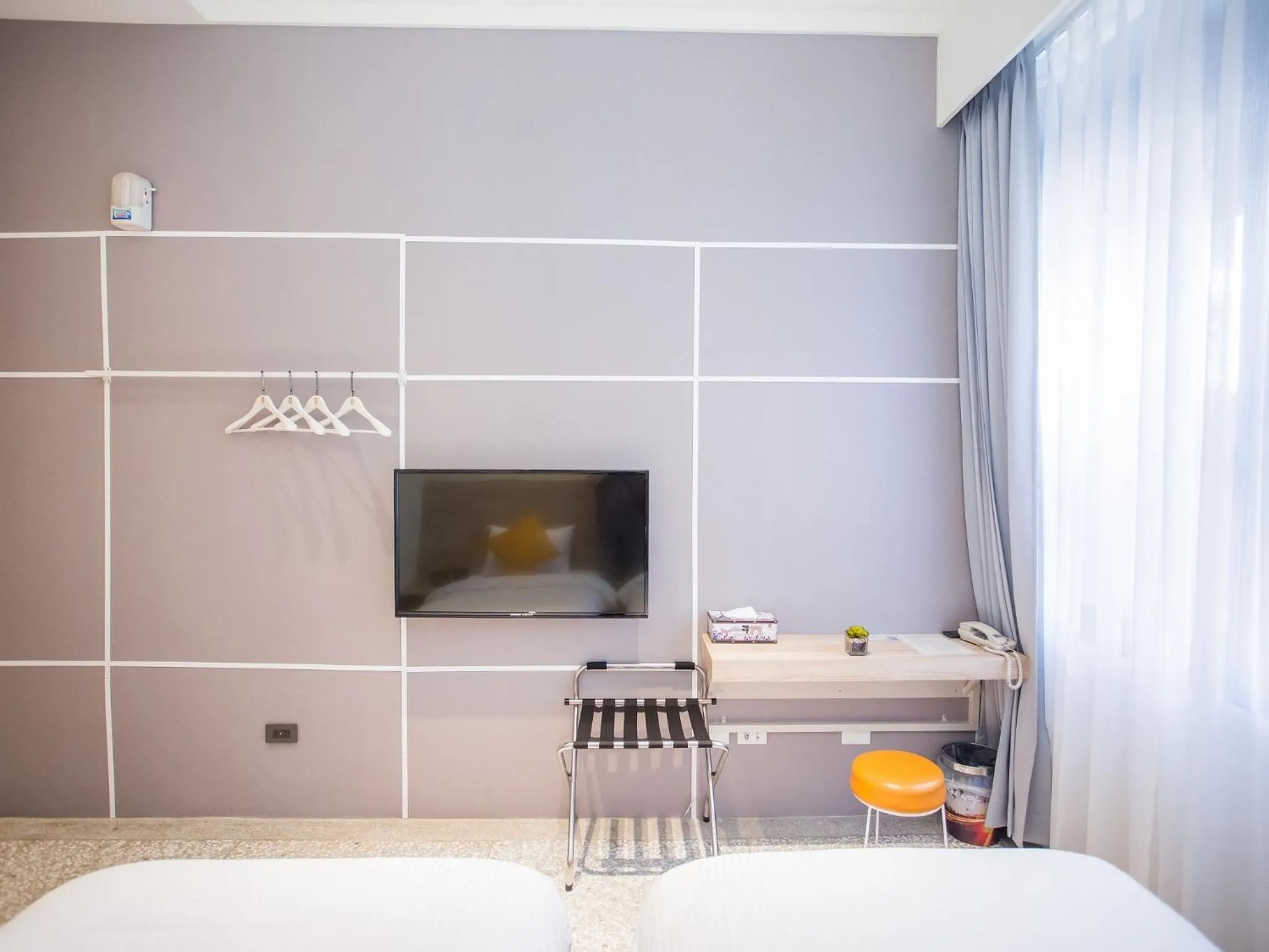 Bed in Rainbow Hotel