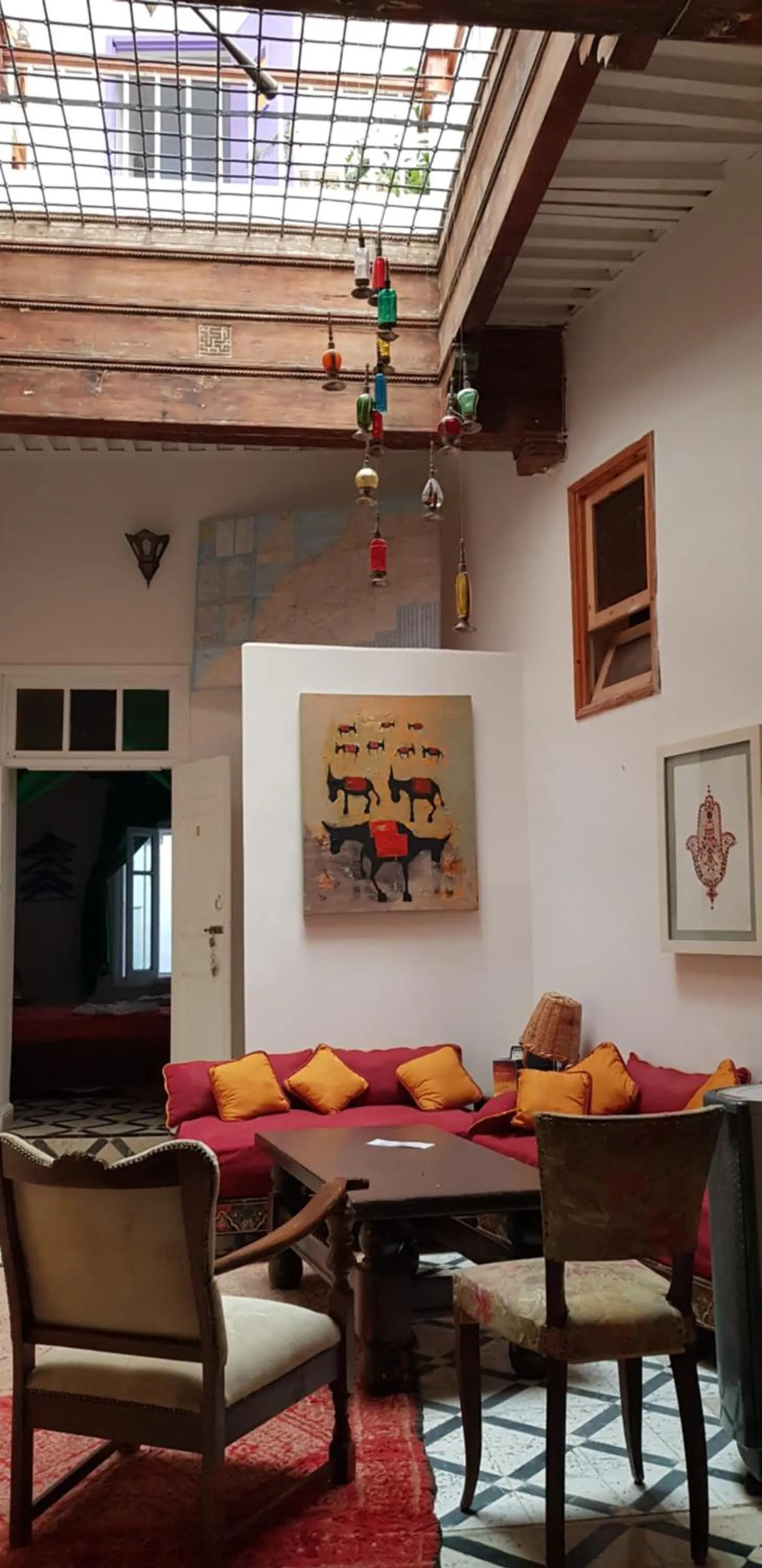 Living room in Dar Zerhoune