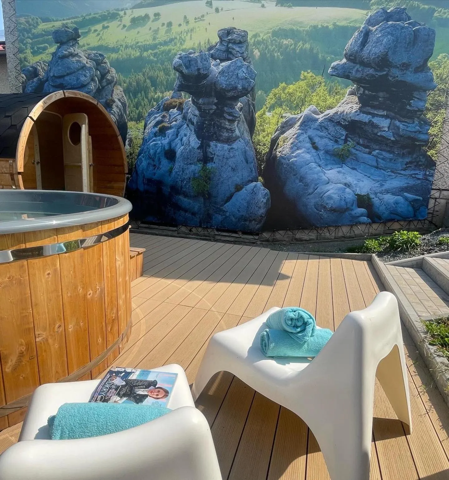 Sauna in Willa Spa Scaliano