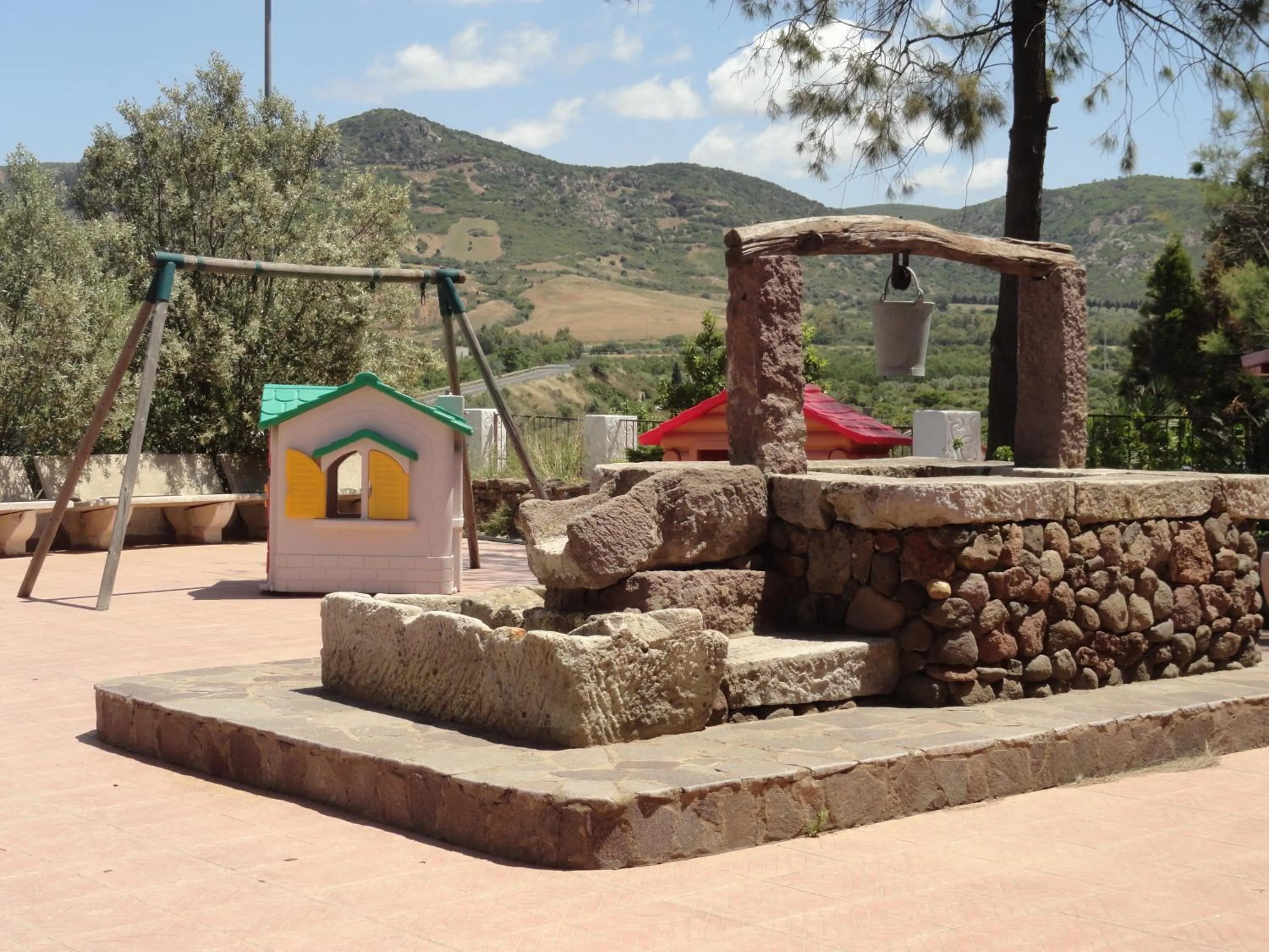 Children play ground in Albergo Hotel Villaggio Ristorante Tanit