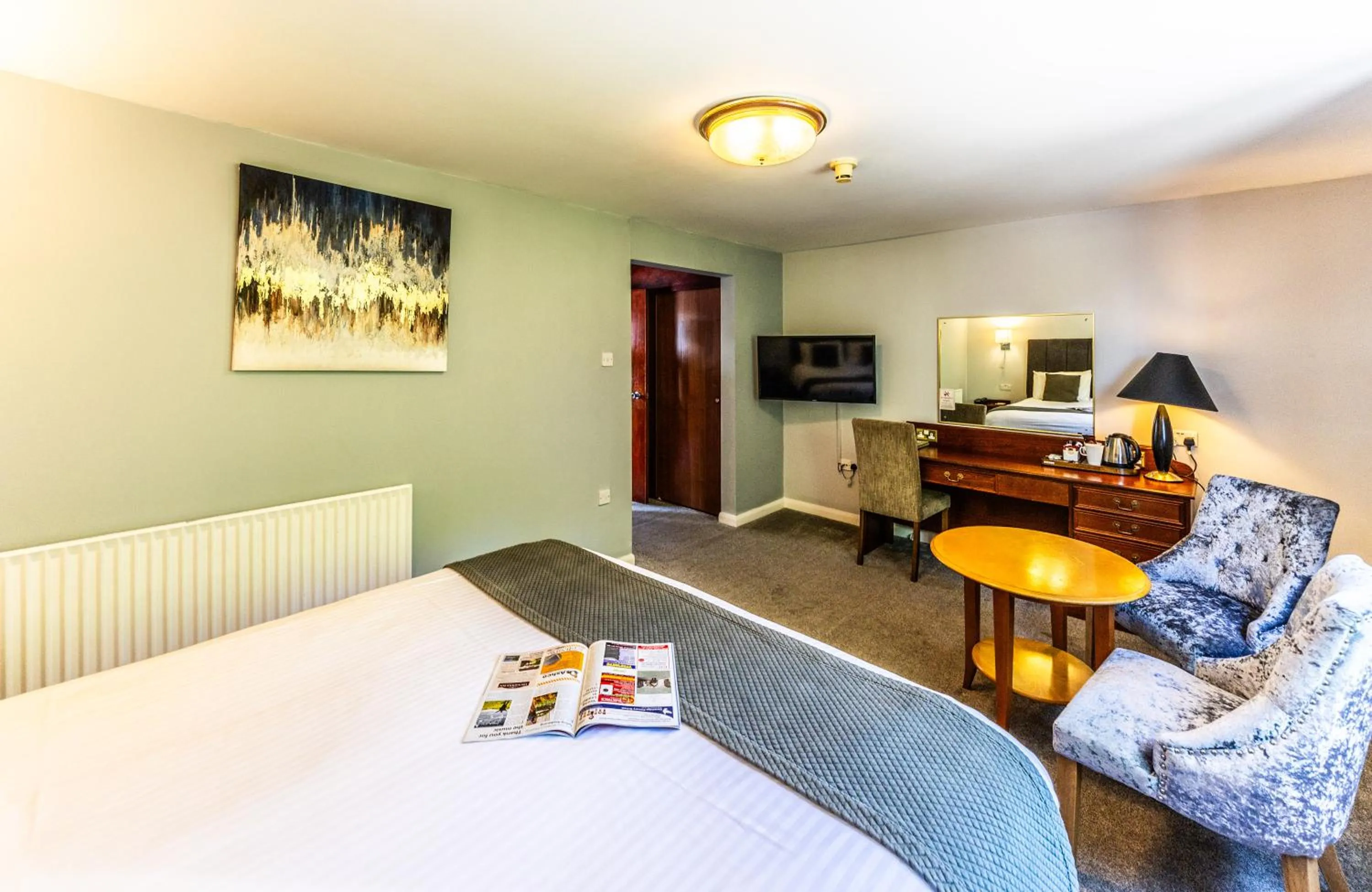 Bed in The Boars Head Hotel