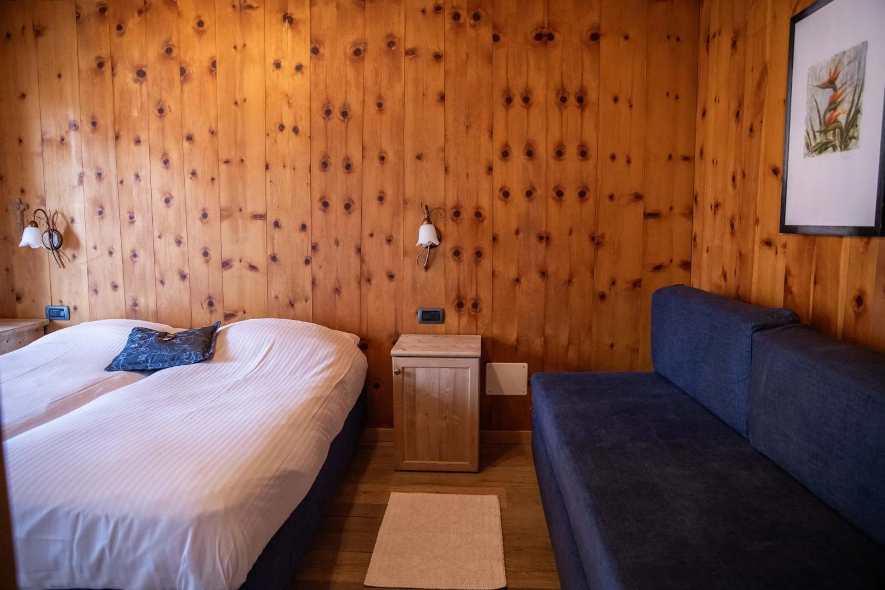 Bedroom, Bed in Hotel La Montanina