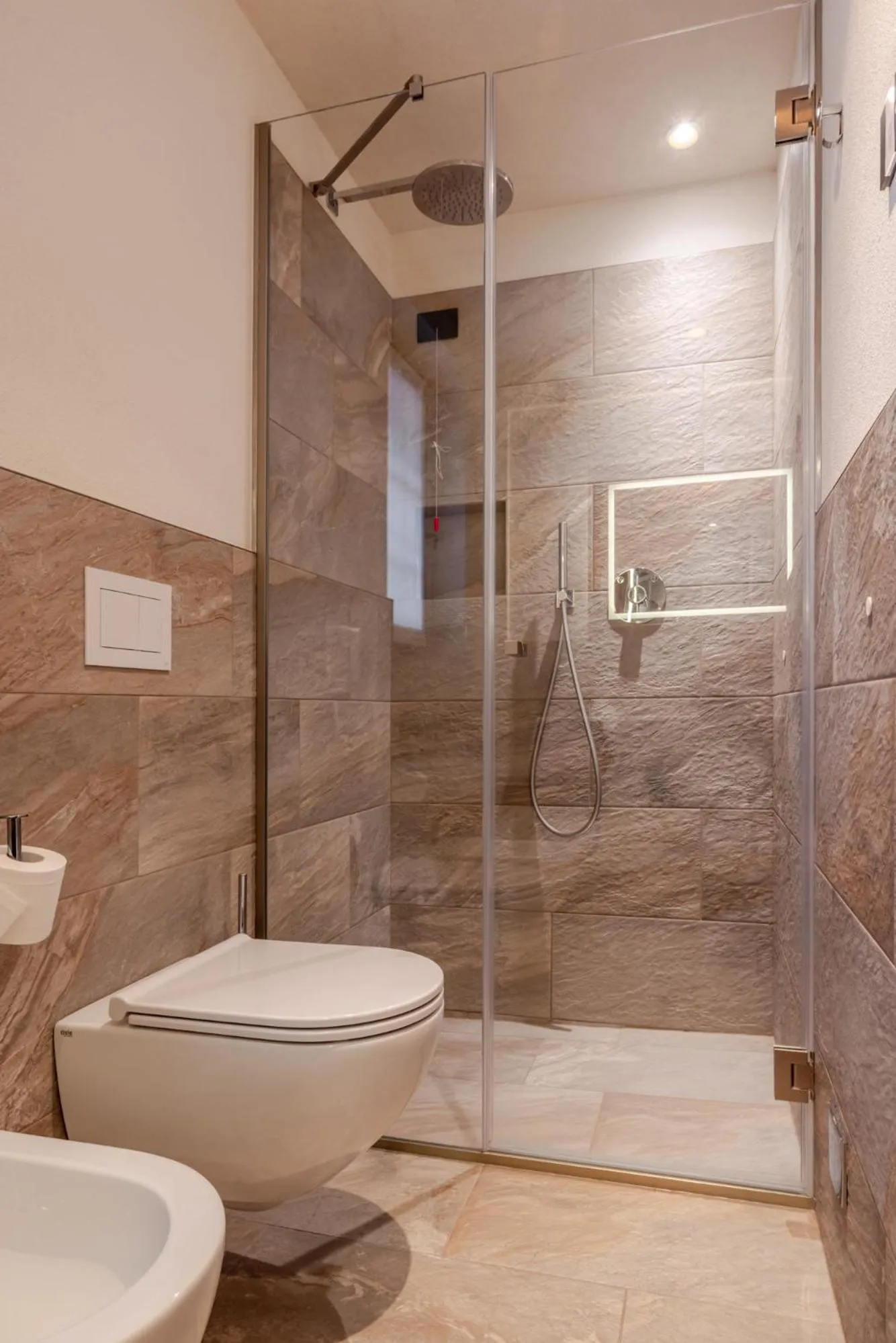 Bathroom in Hotel La Montanina