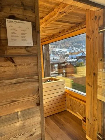 Sauna in Hotel La Montanina