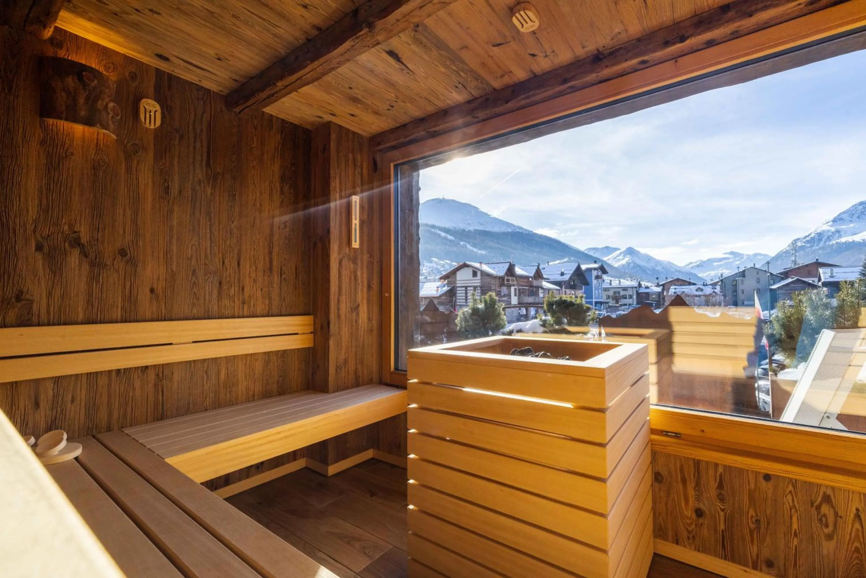 Sauna in Hotel La Montanina