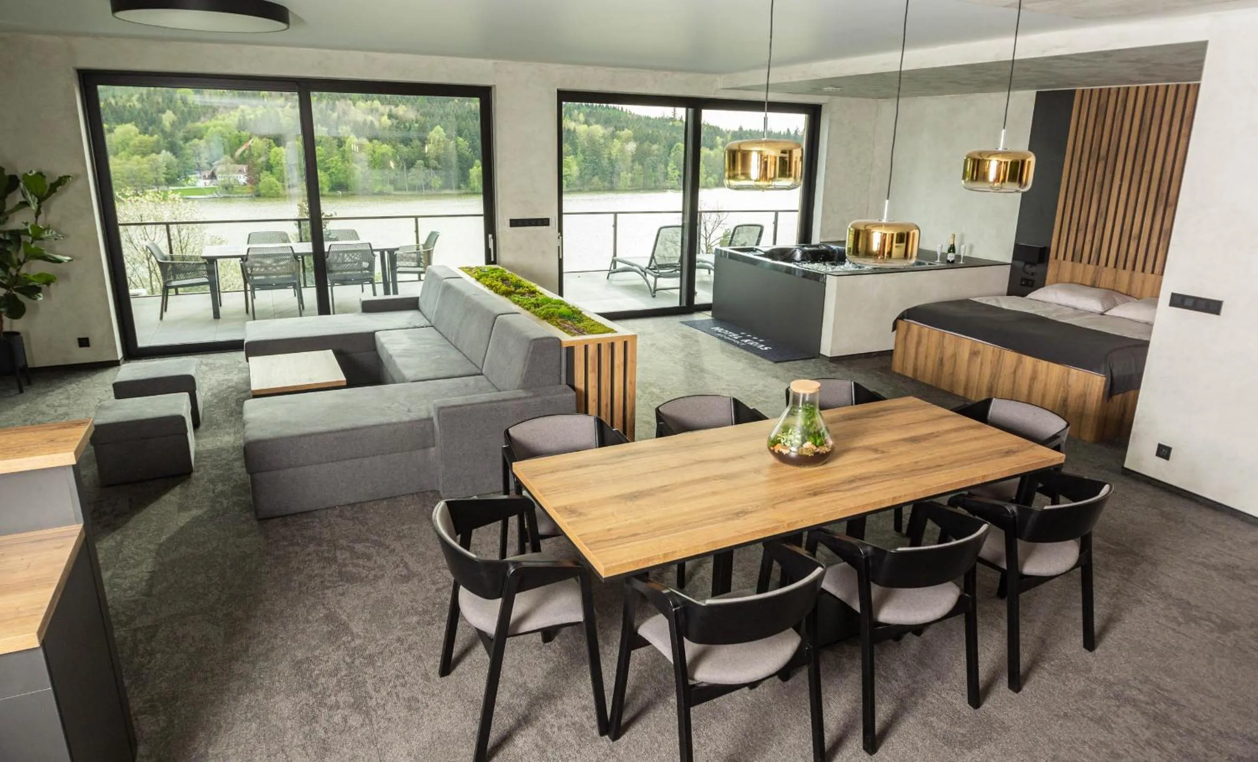 Living room in Hotel Kras