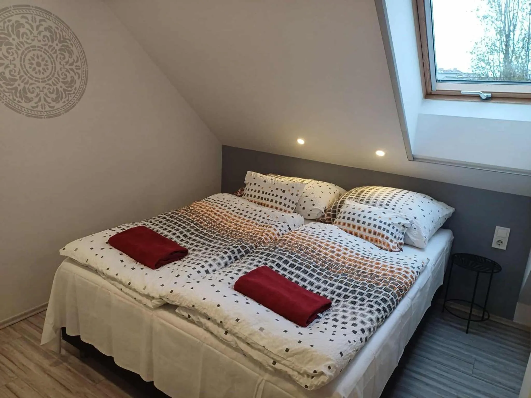 Bed in Fehér Hajó Panzió Győr