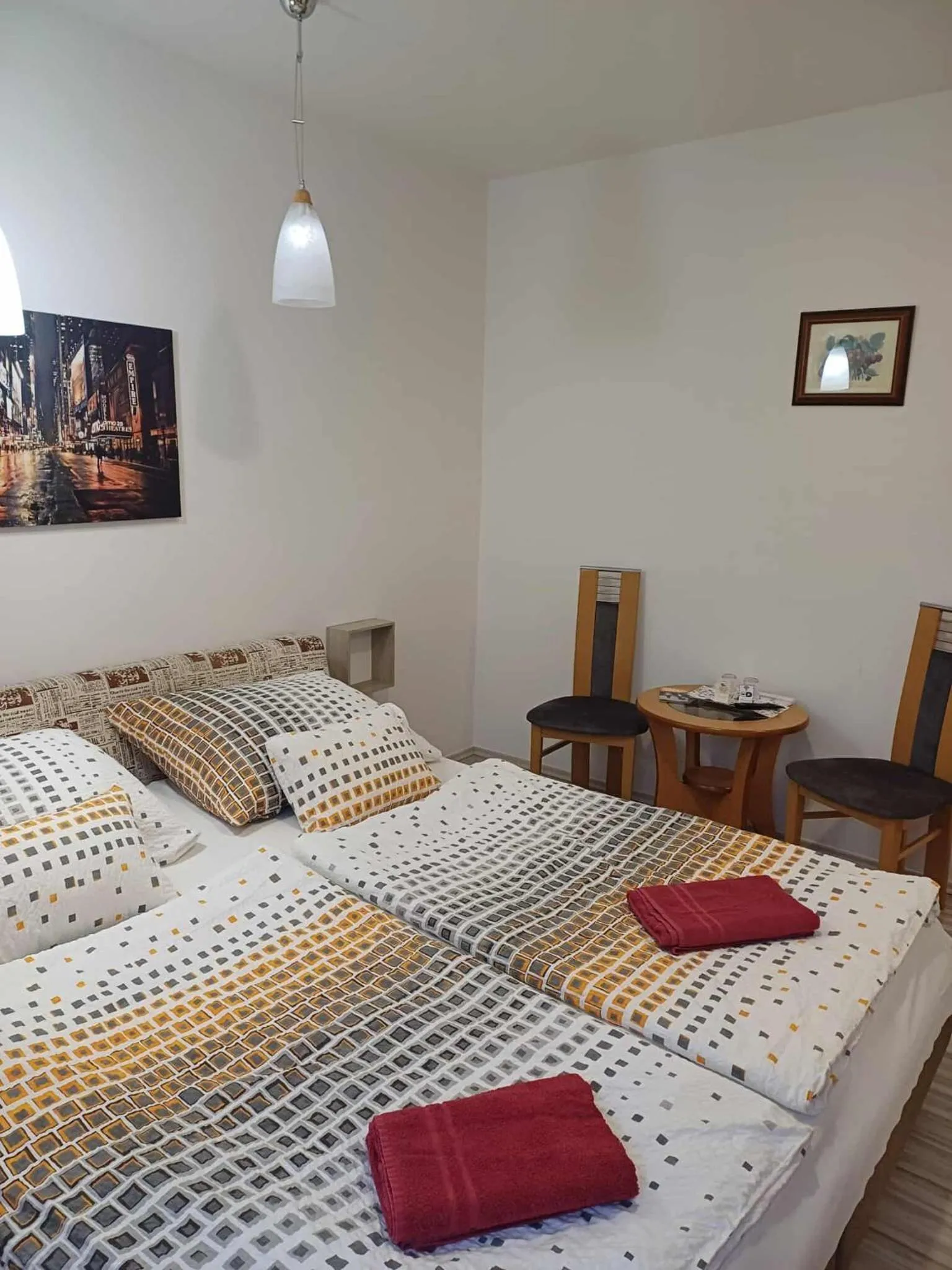 Bed in Fehér Hajó Panzió Győr