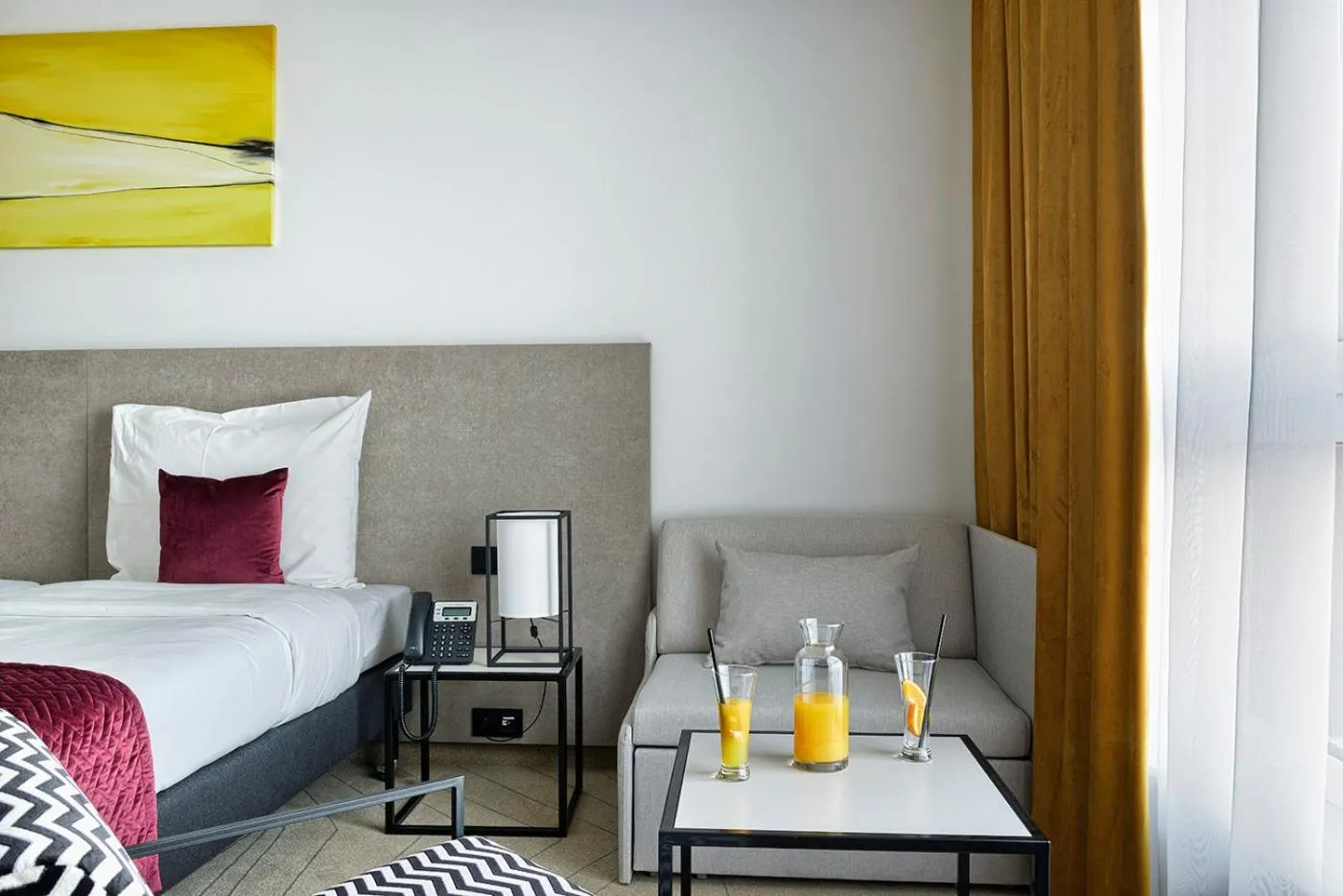 Bedroom, Bed in Arche Hotel Krakowska