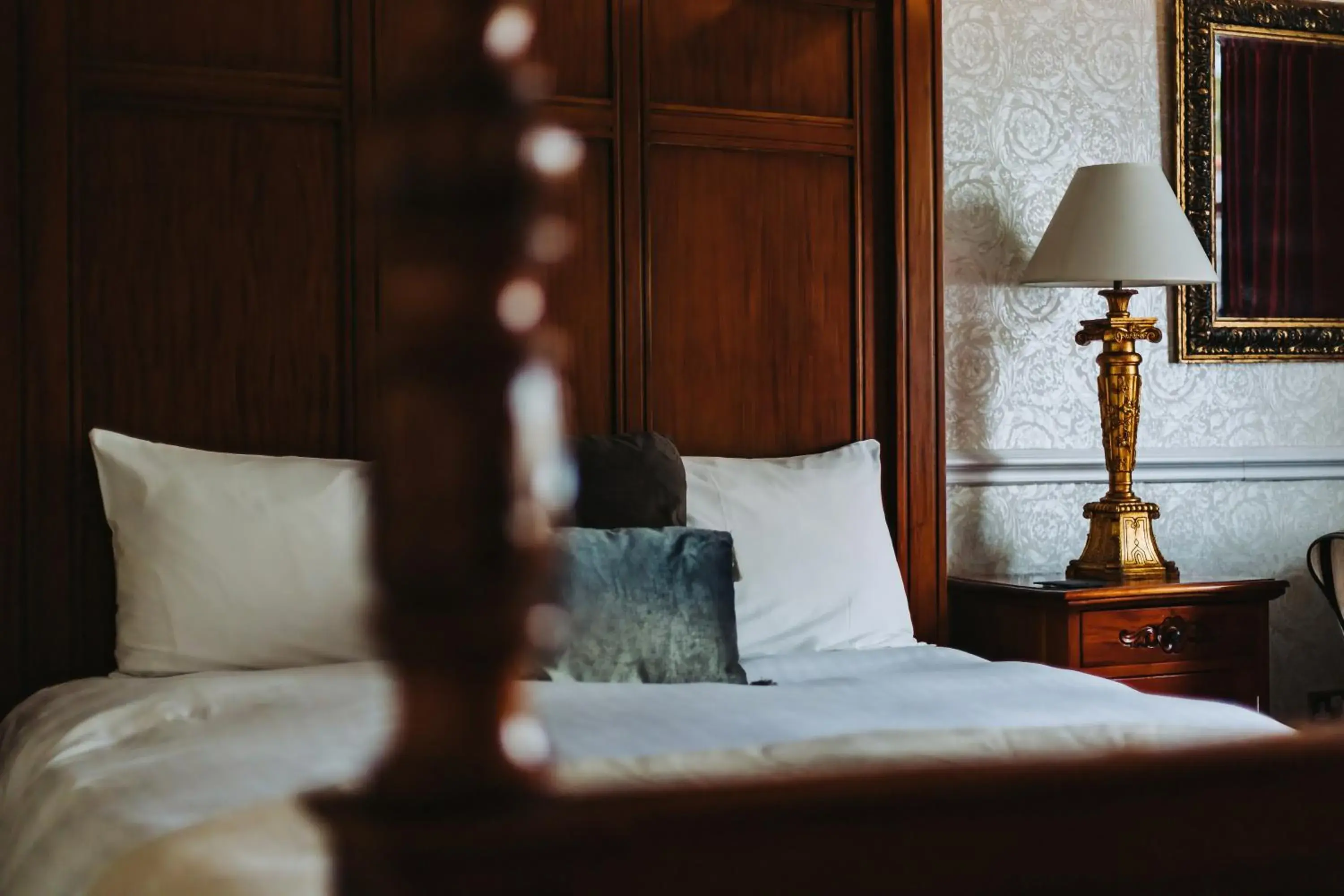 Bed in Brook Hall Hotel