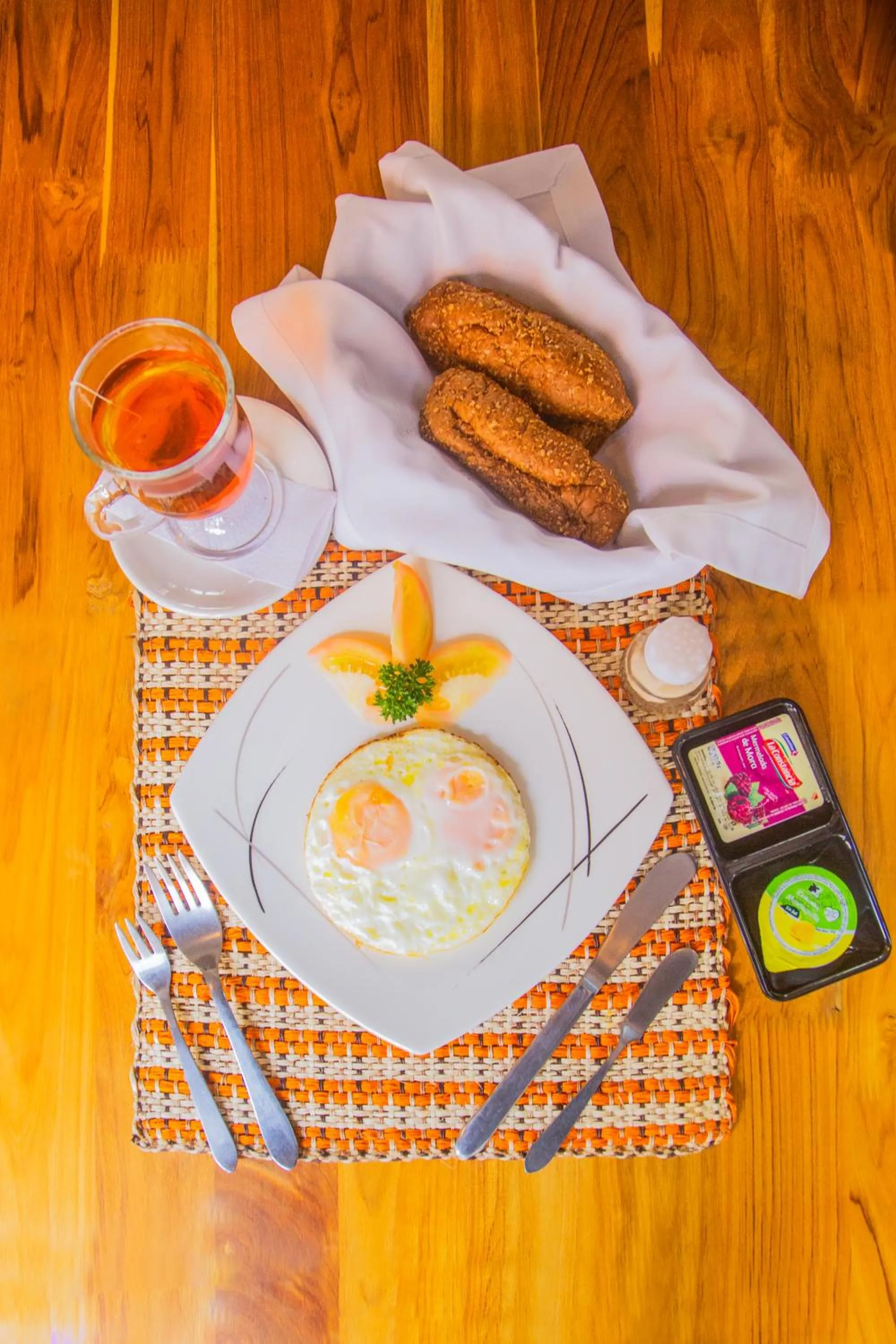 Food and drinks in Hotel Muisca