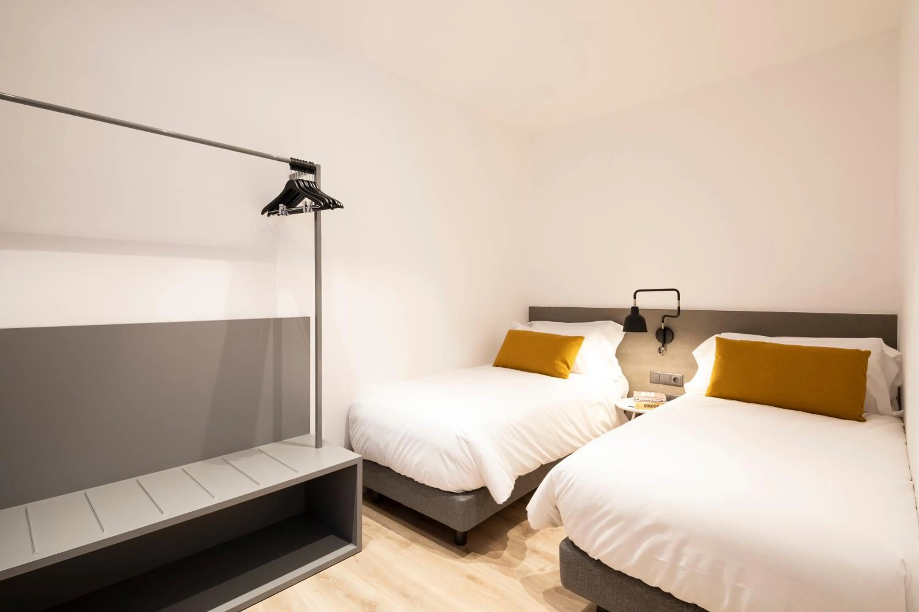 Bed in Aspasios Sagrada Familia Apartments