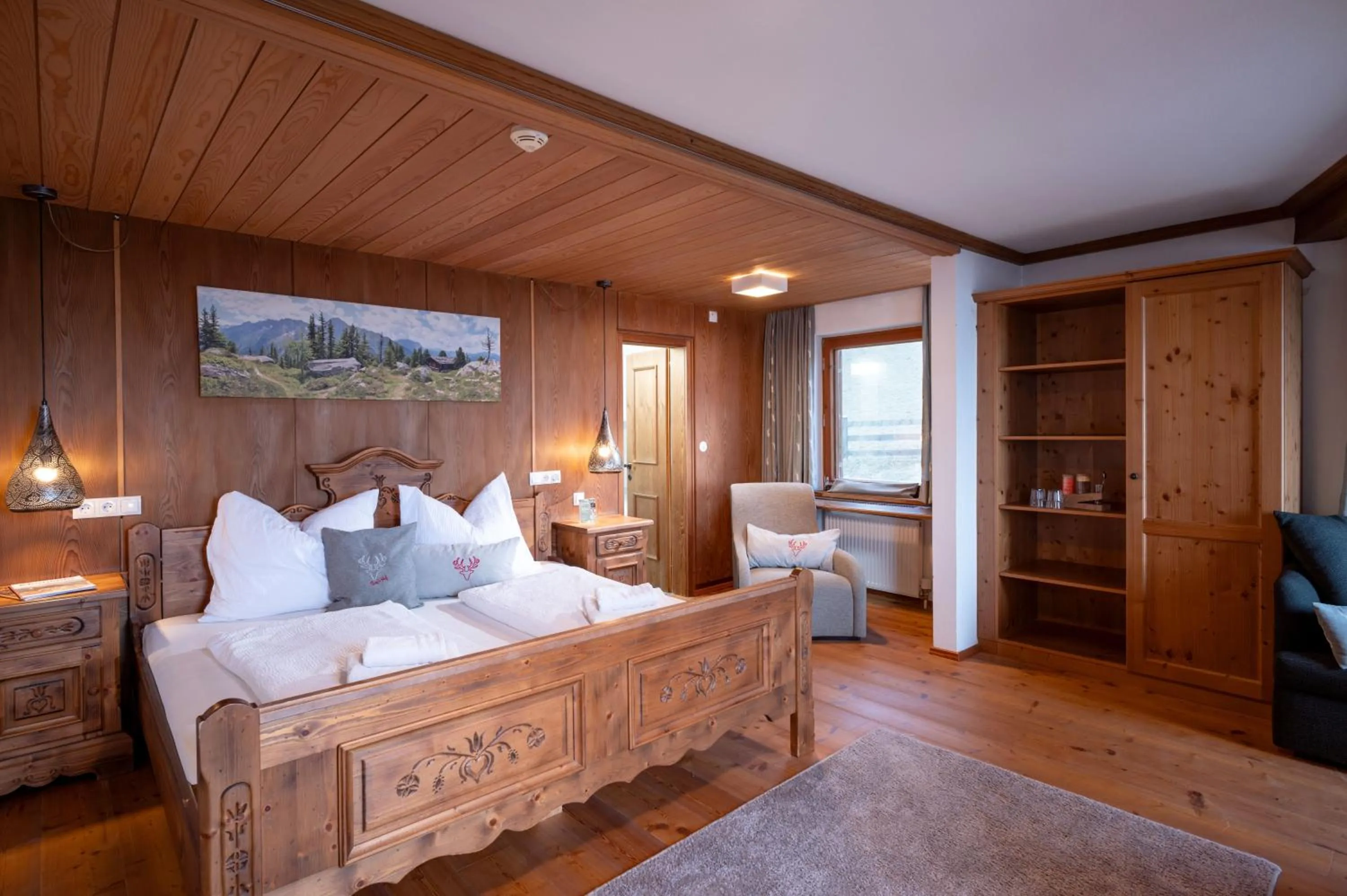 Bedroom, Bed in Berg'k'hof Kaisertal - Alpine Hideaway