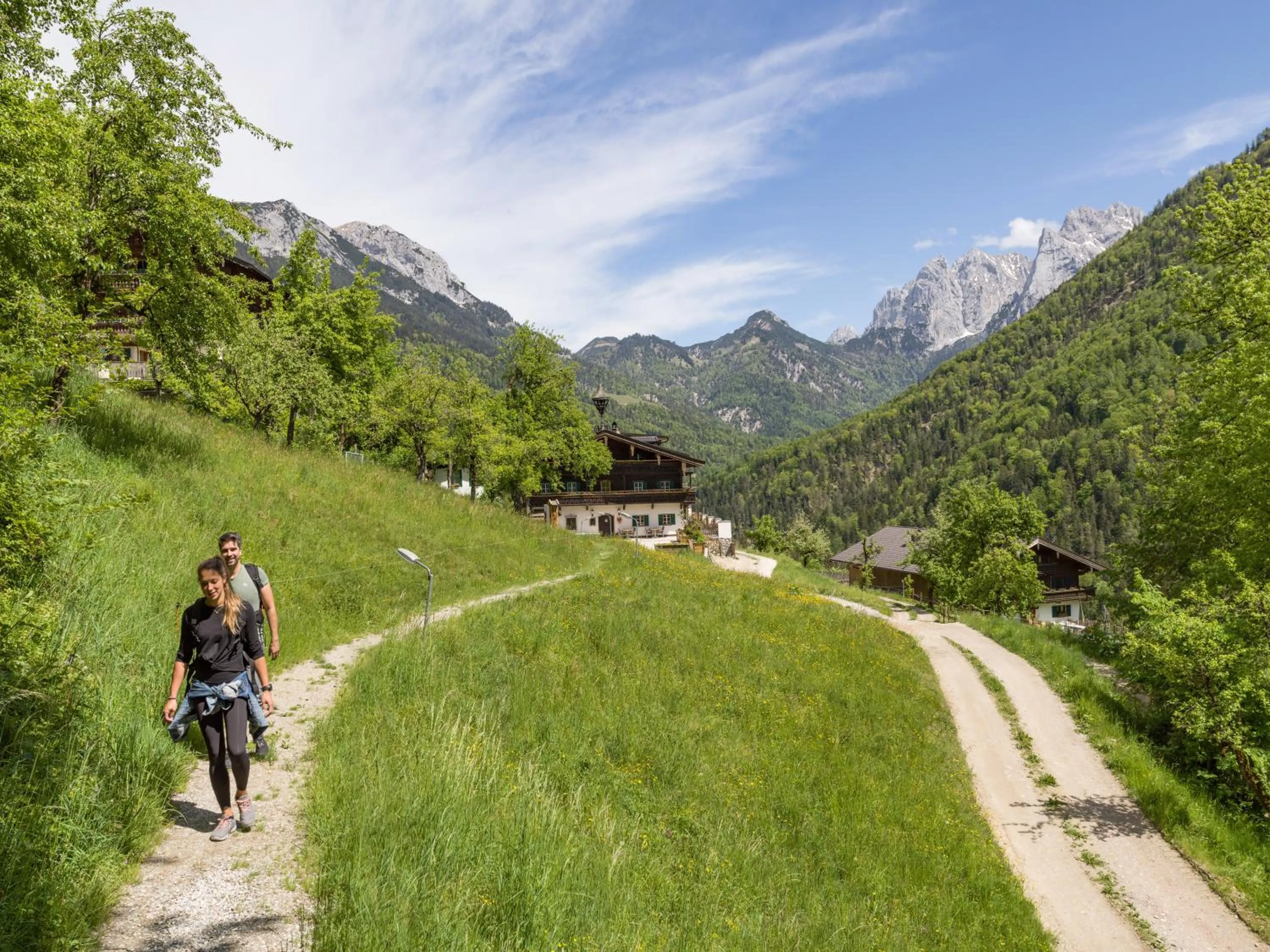 Facade/entrance in Berg'k'hof Kaisertal - Alpine Hideaway