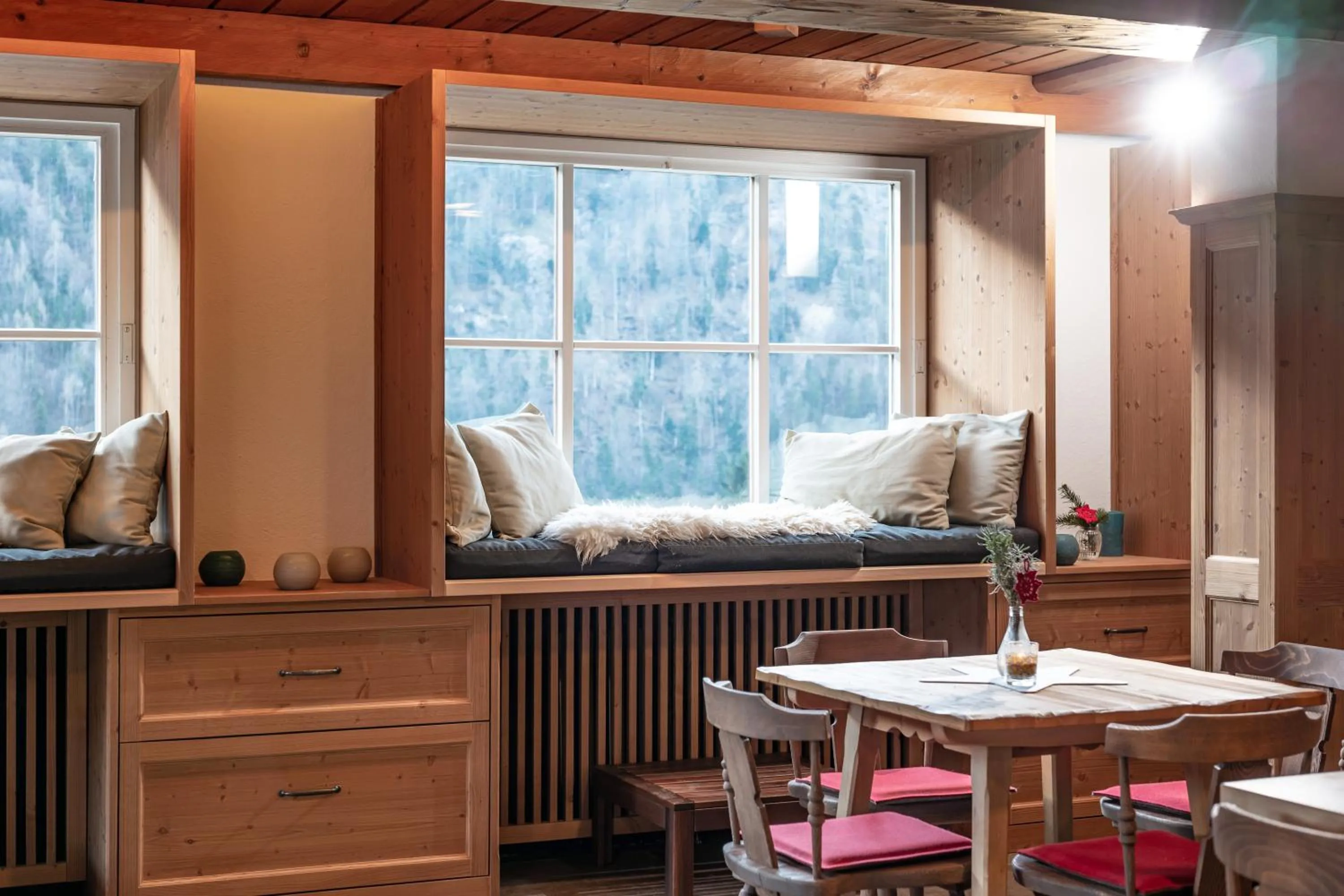 Seating area in Berg'k'hof Kaisertal - Alpine Hideaway