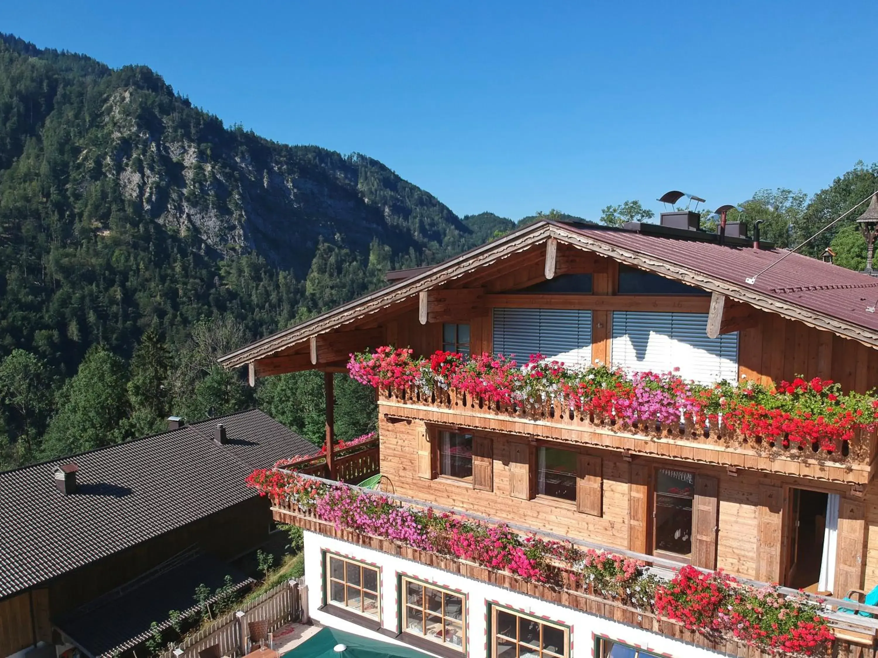 Bird's eye view in Berg'k'hof Kaisertal - Alpine Hideaway Bird's eye view in Berg'k'hof Kaisertal - Alpine Hideaway