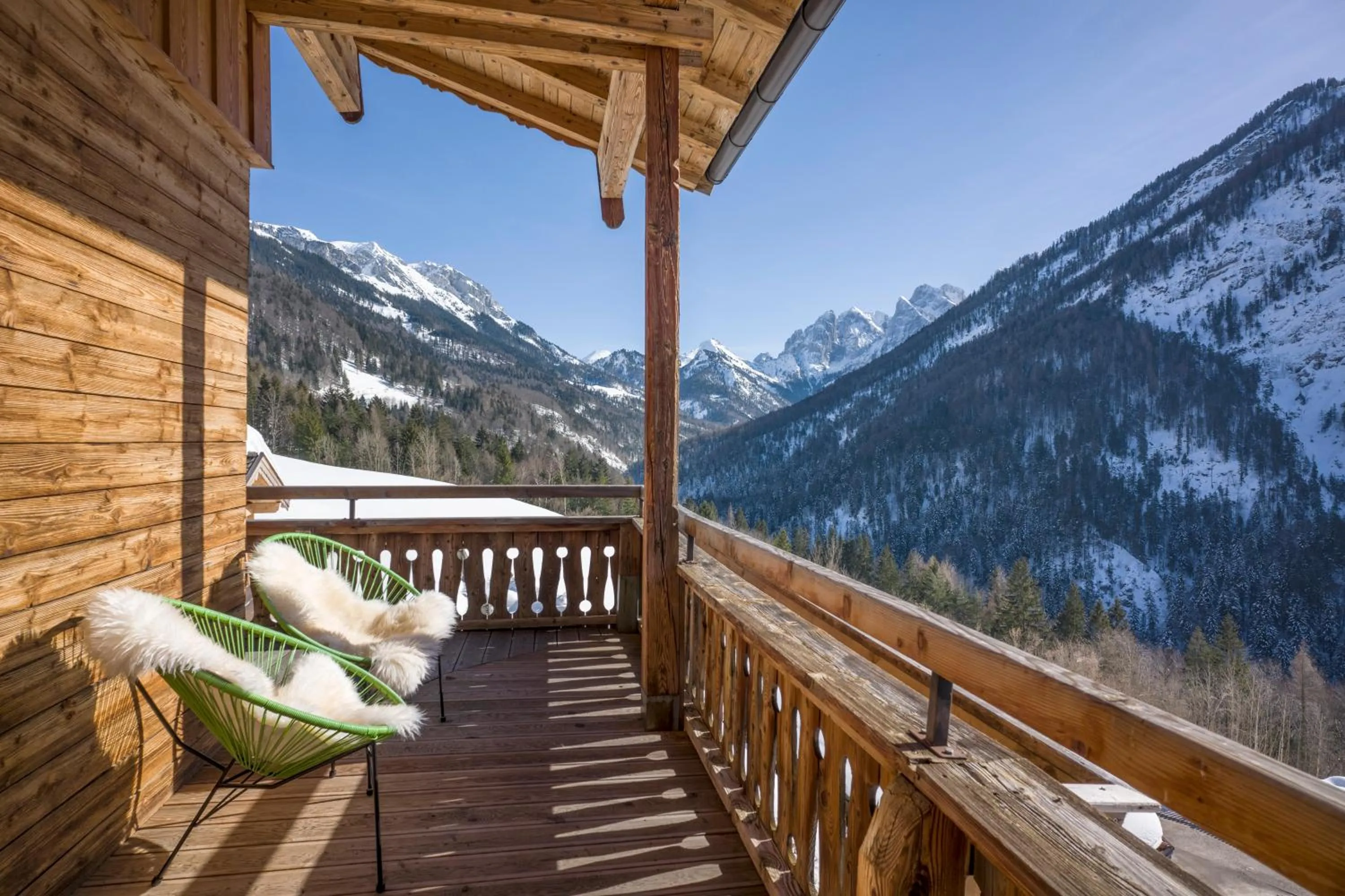 Balcony/Terrace in Berg'k'hof Kaisertal - Alpine Hideaway