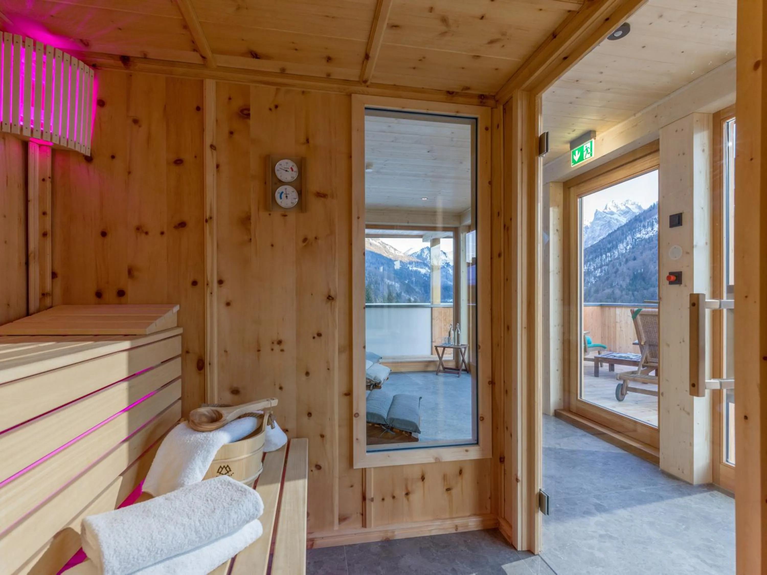 Sauna in Berg'k'hof Kaisertal - Alpine Hideaway