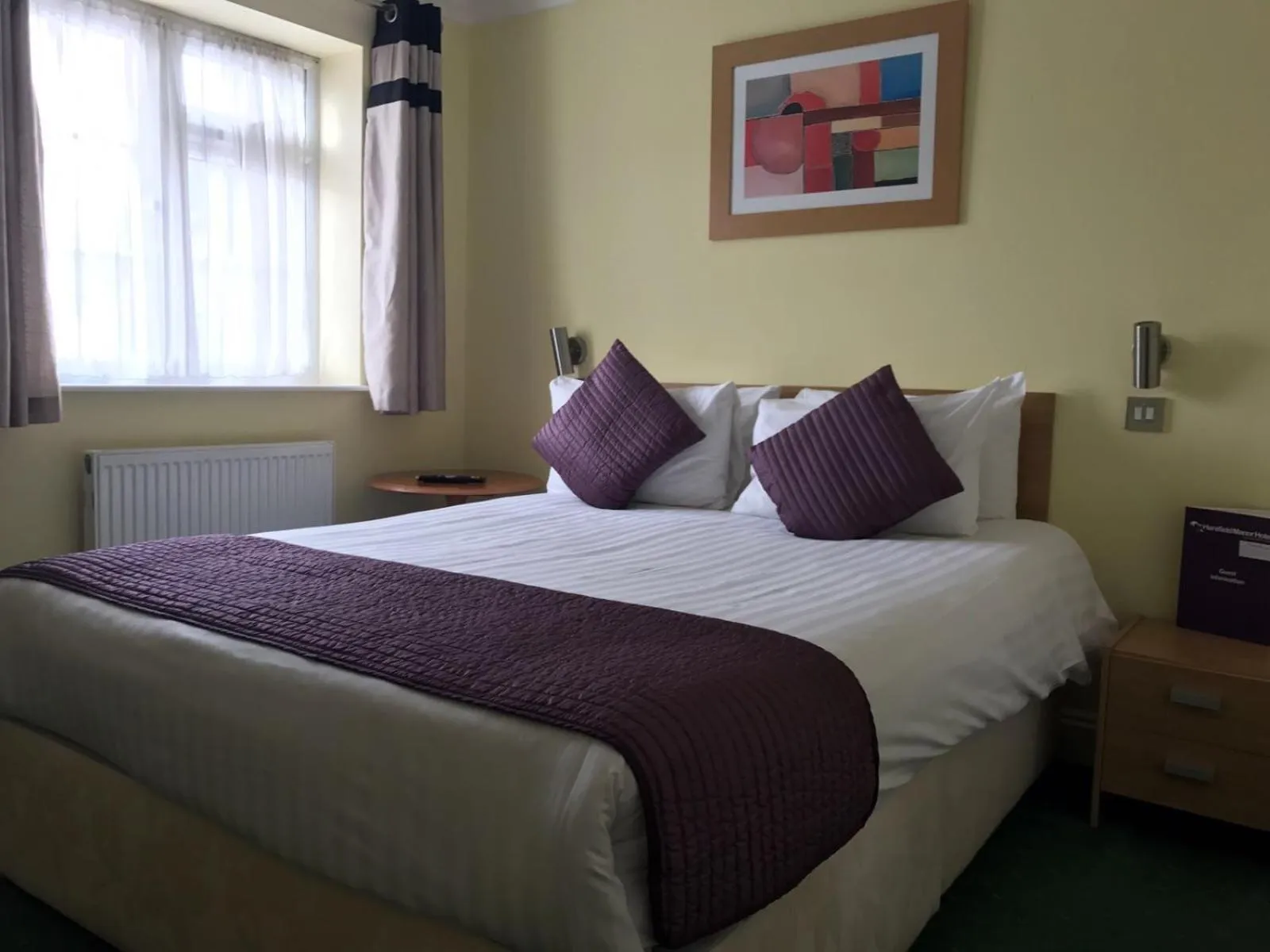 Bed in Harefield Manor Hotel