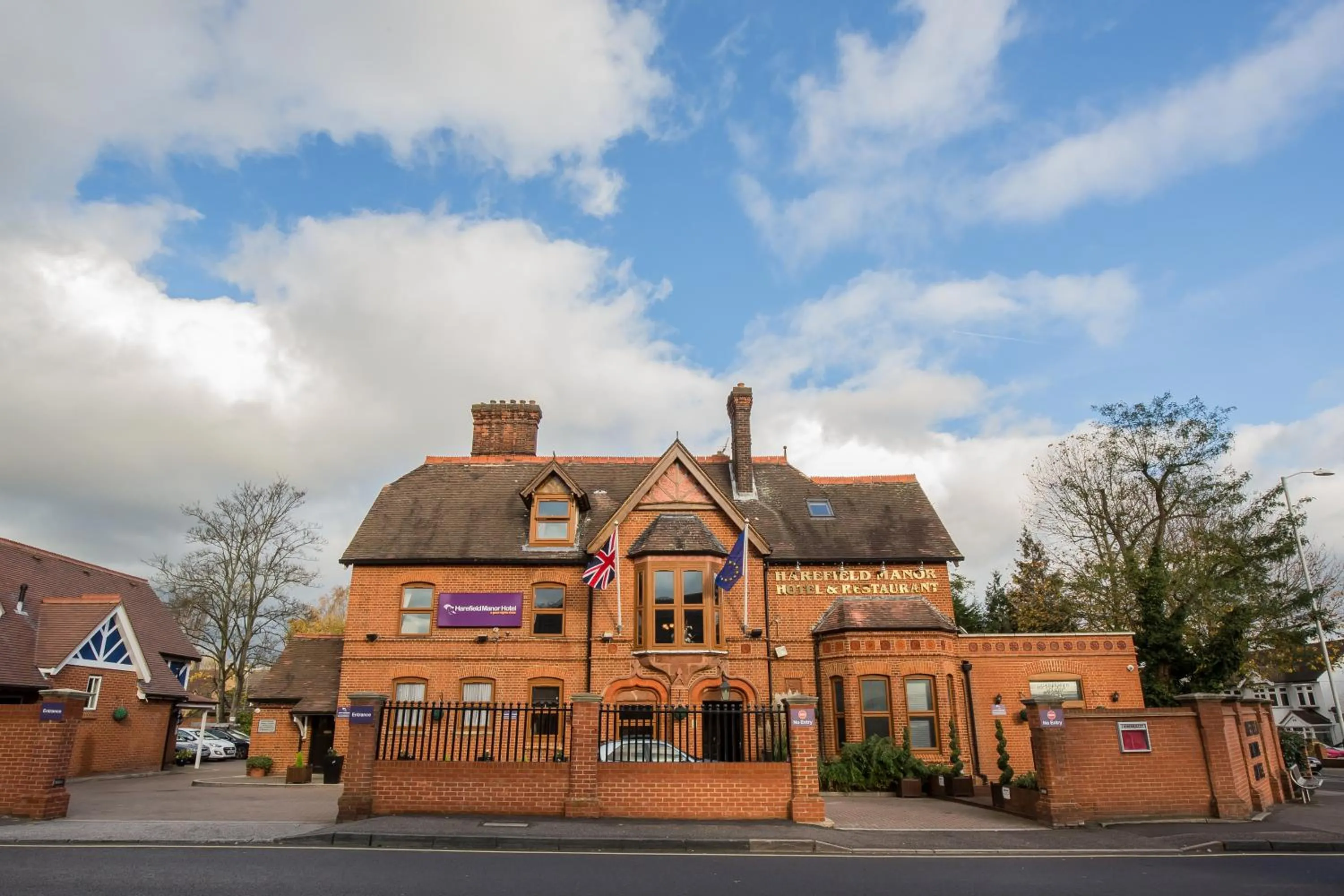 Property building in Harefield Manor Hotel