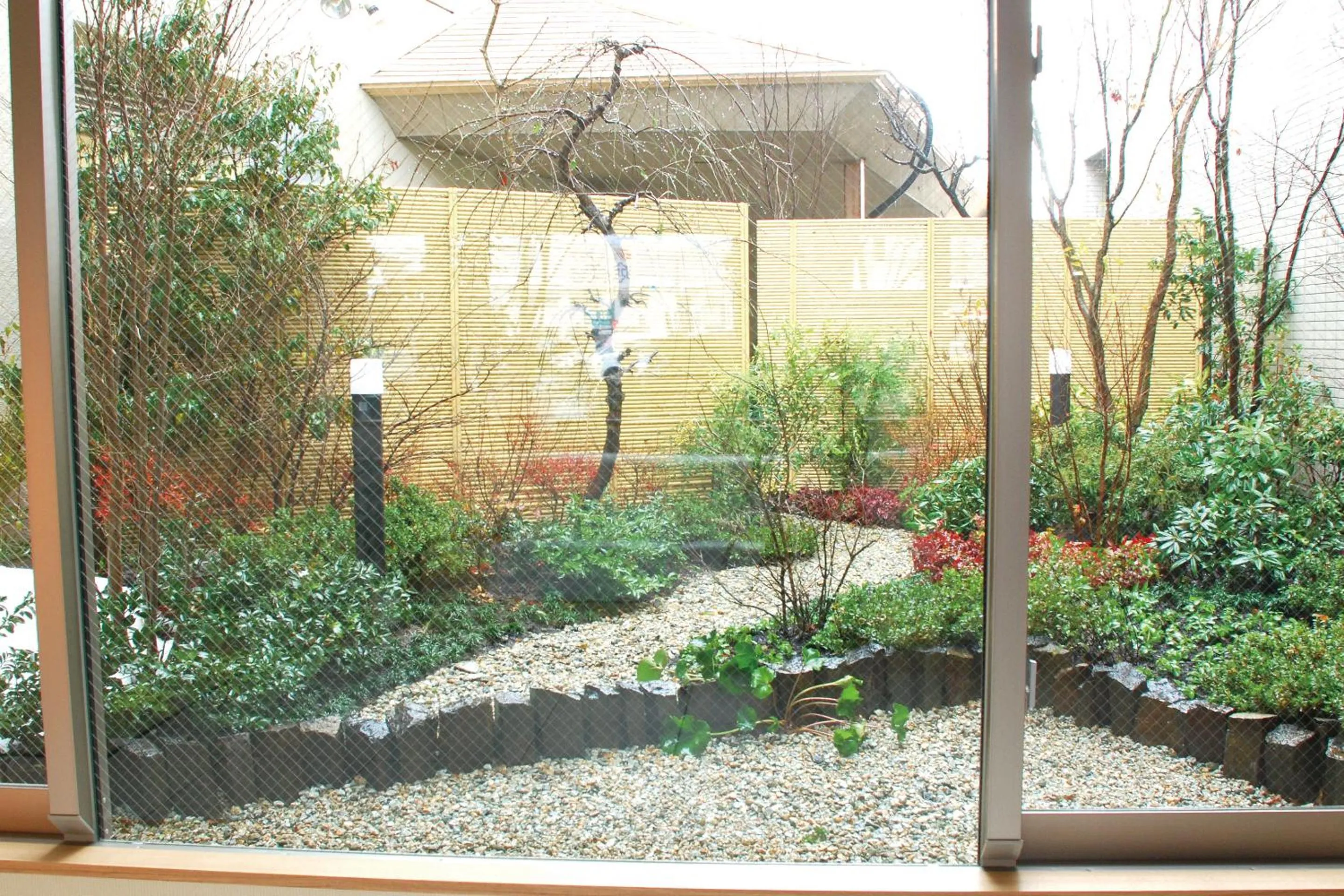 Garden view in Hotel Plaza Annex Yokote