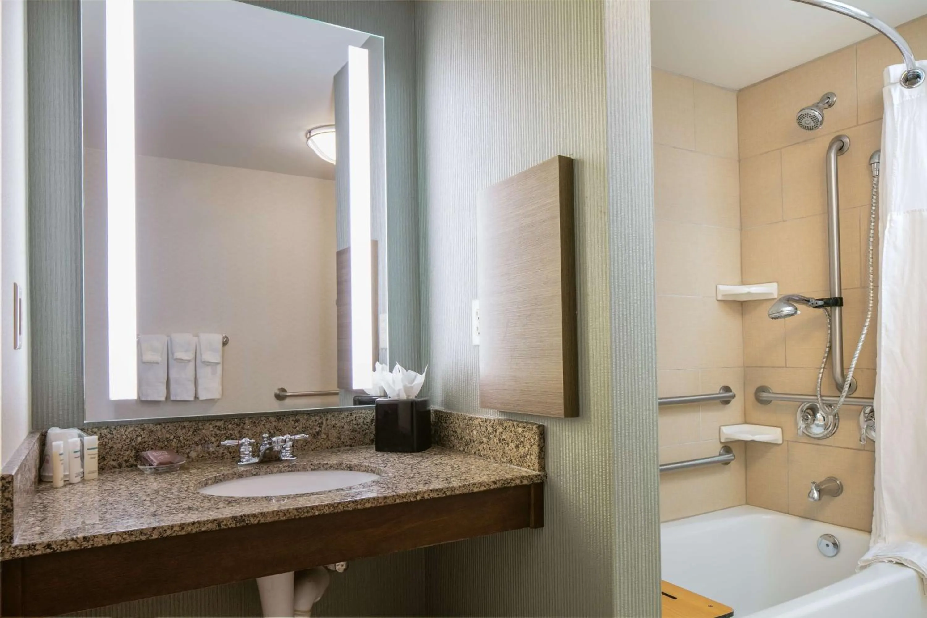 Bathroom in Hilton Garden Inn Manhattan Kansas