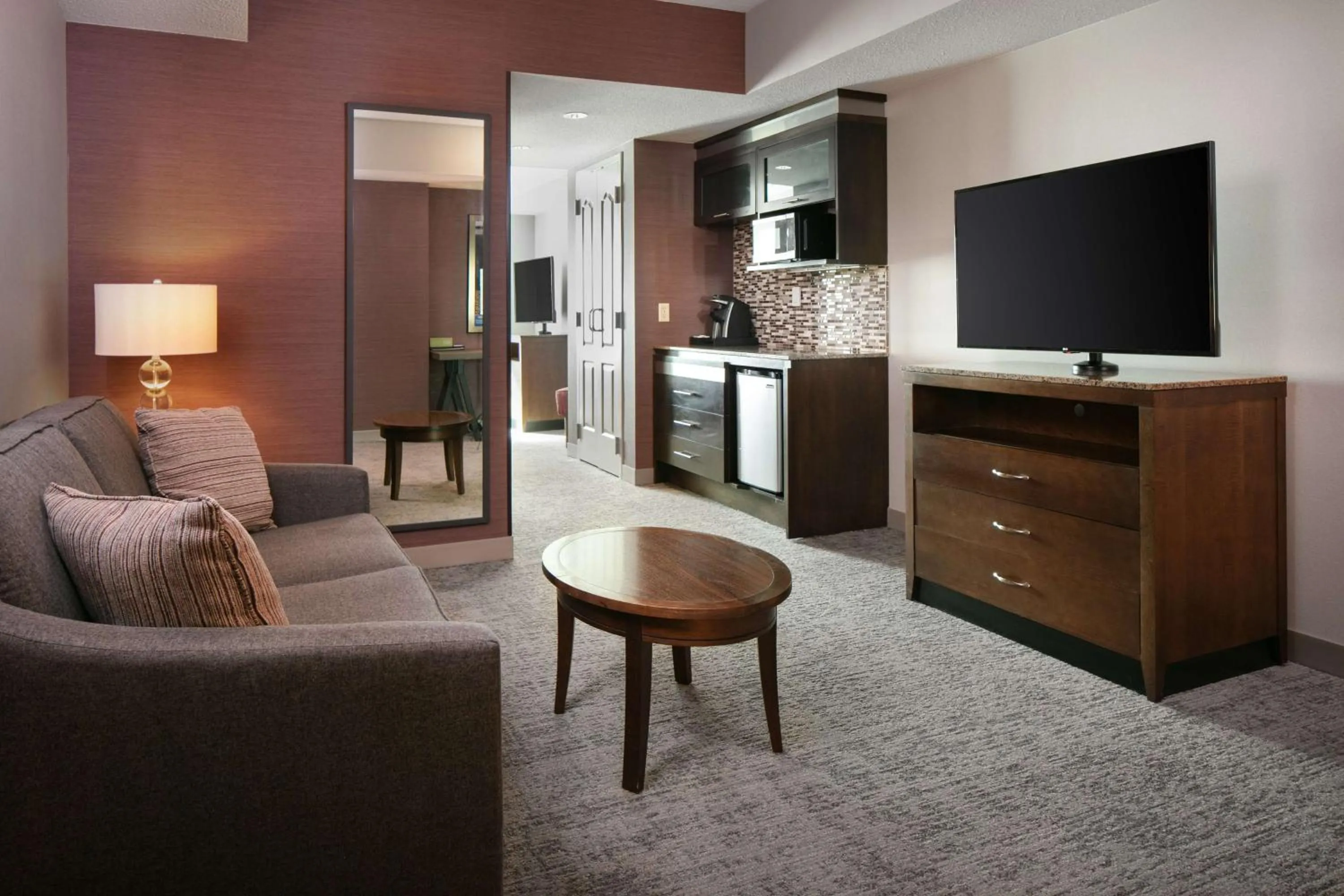 Living room in Hilton Garden Inn Manhattan Kansas