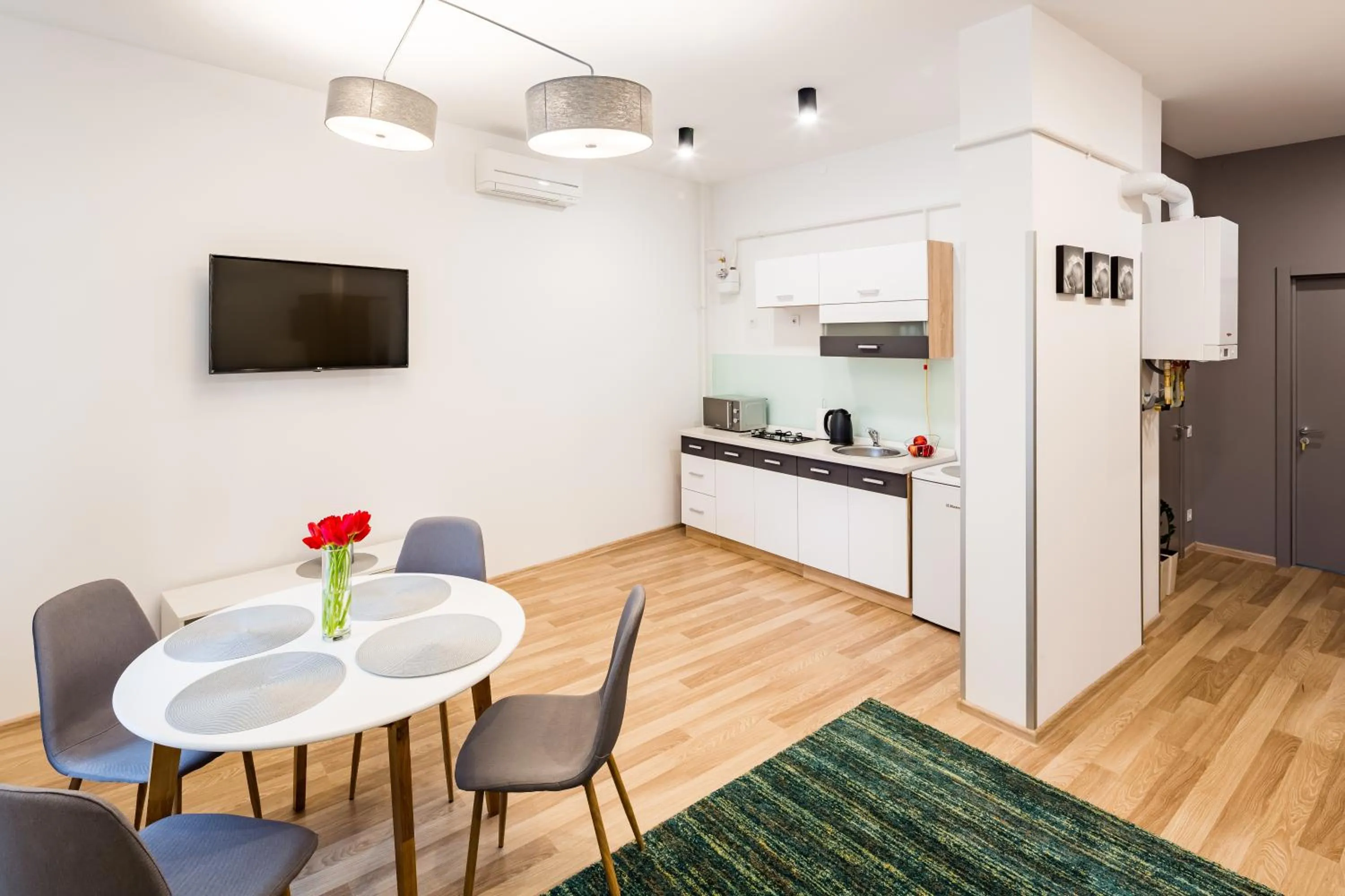 Kitchen or kitchenette in Apart Hotel Code 10