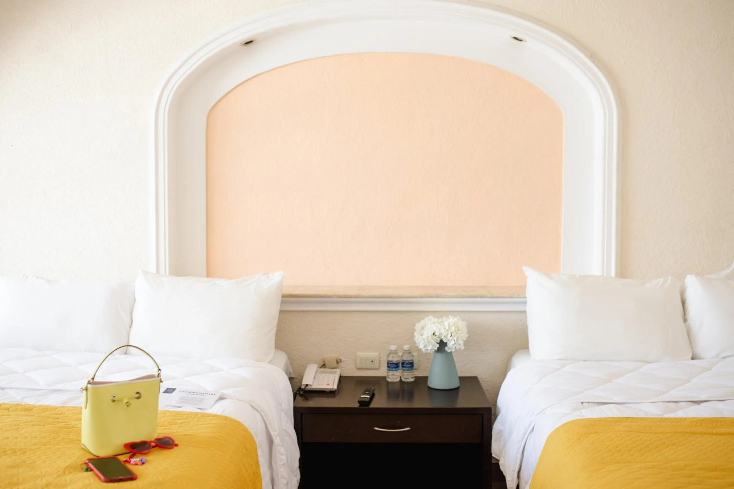 Bed in Hotel Los Aluxes