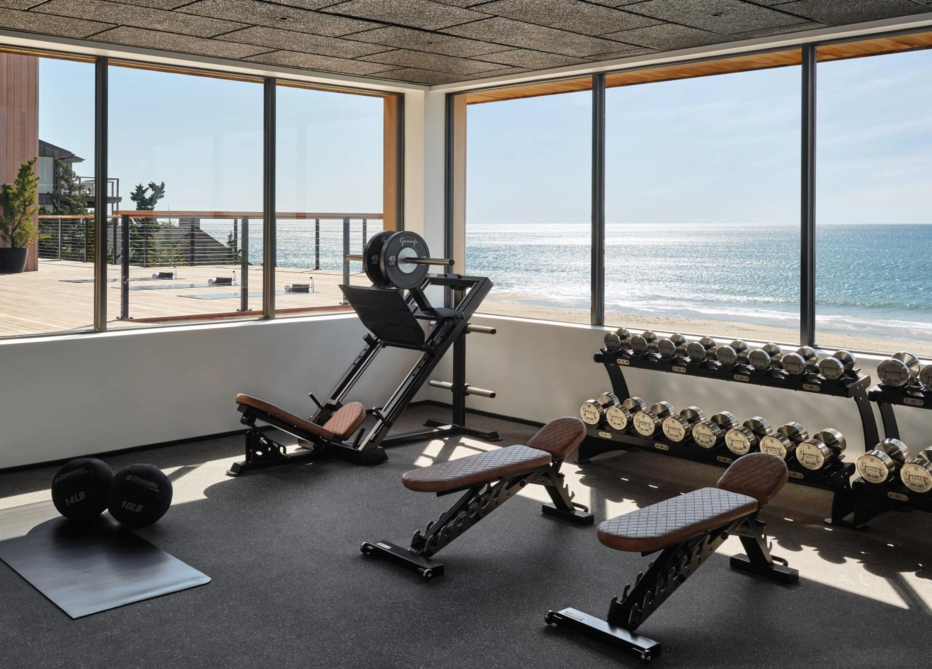 Fitness centre/facilities in Gurney's Montauk Resort & Seawater Spa