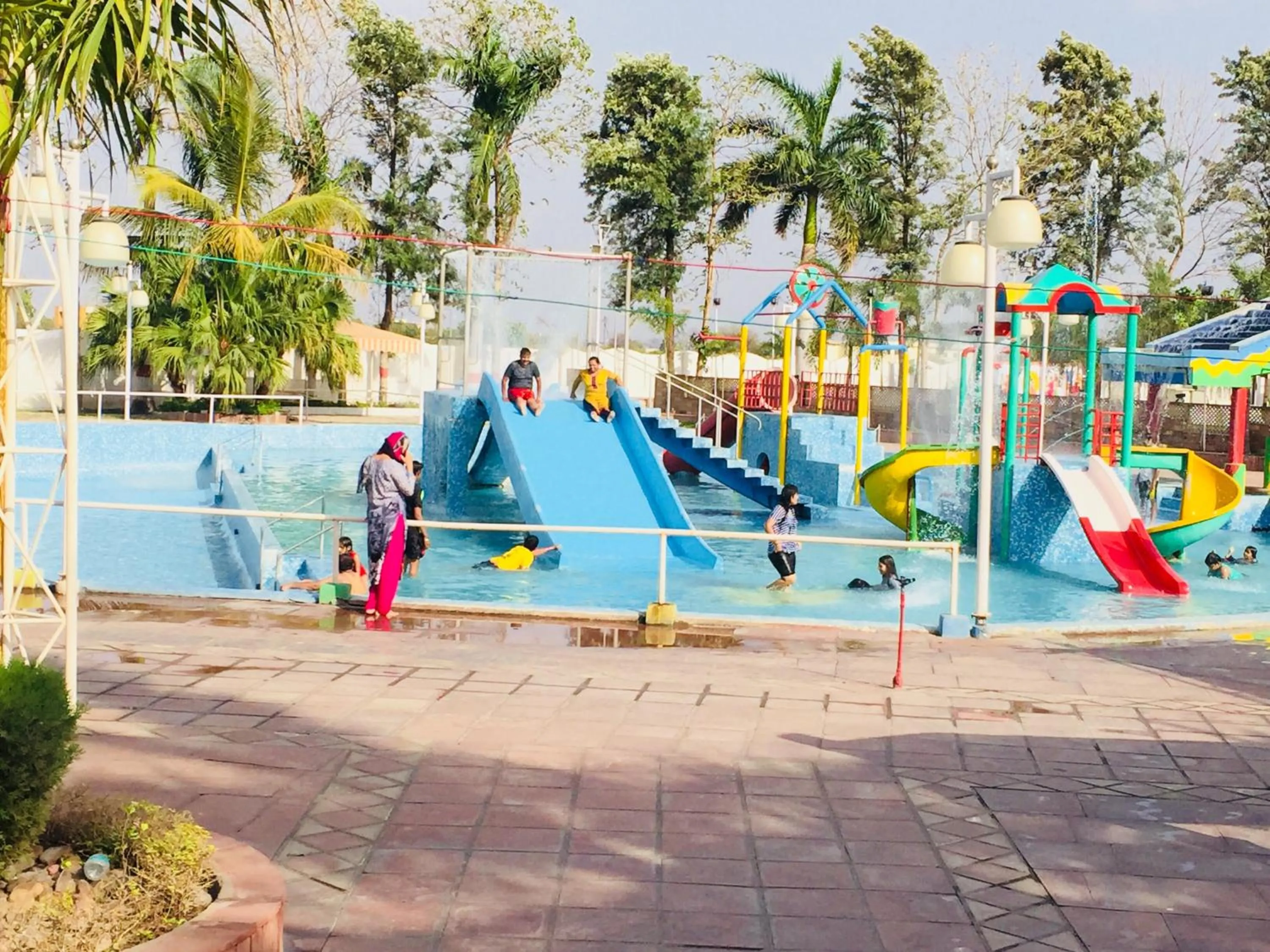 Aqua park in Hotel Kanha’s Palm Springs