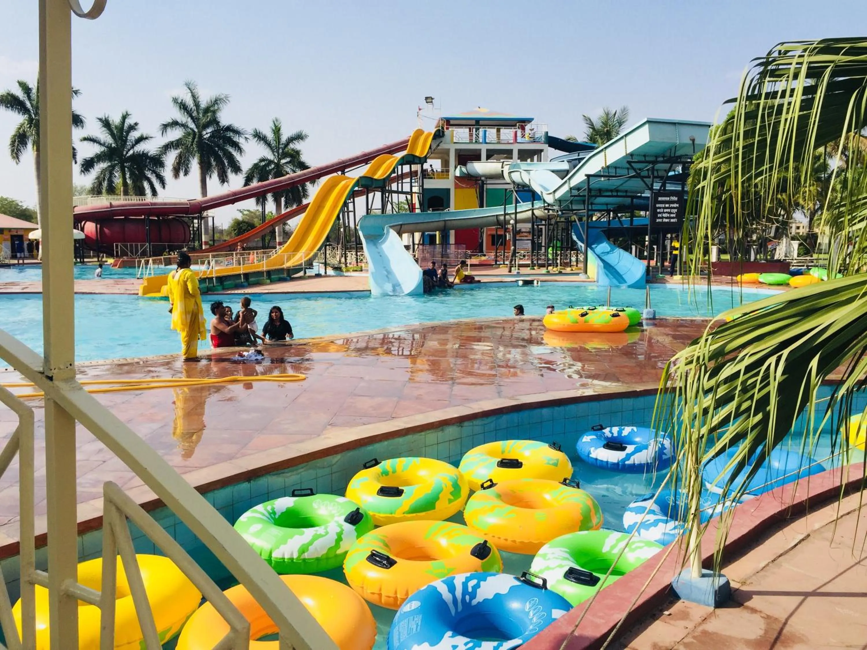 Aqua park in Hotel Kanha’s Palm Springs
