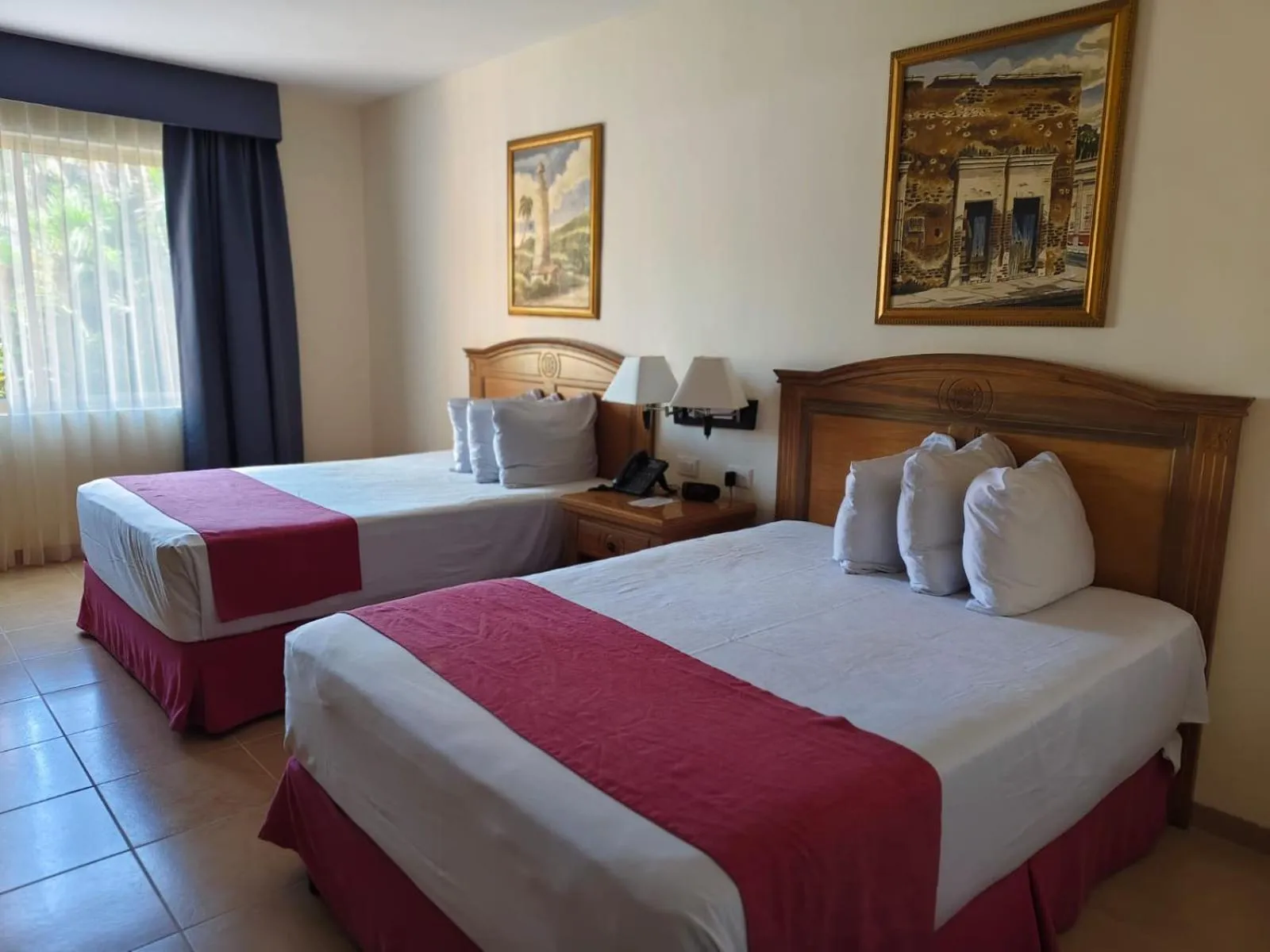 Bed in Hotel Hacienda Real